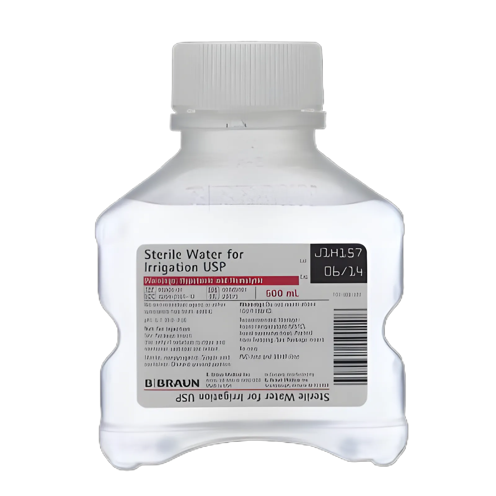 Irrigation Solution Sterile Water for Irrigation Not for Injection Bottle 500 mL - R5001-01