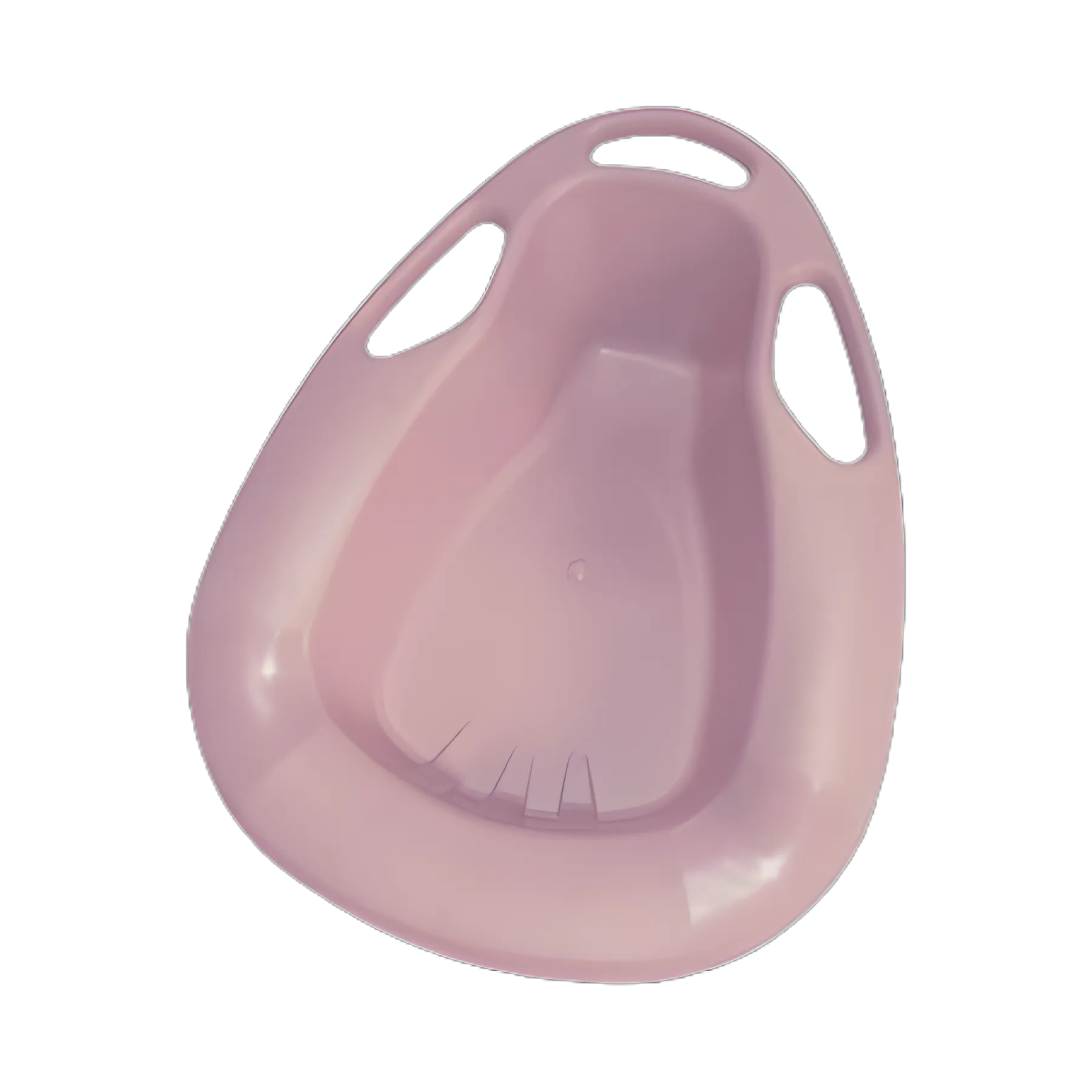 Stackable Bedpan Medegen Dusty Rose 2 Quart / 1893 mL