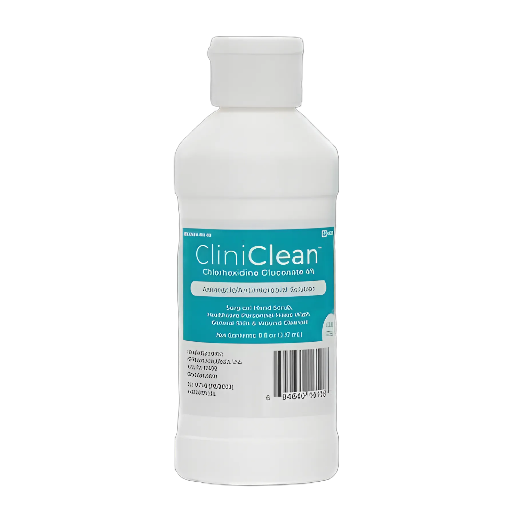 Antiseptic / Antimicrobial Skin Cleanser CliniClean™ 8 oz. Flip-Top Bottle 4% Strength CHG (Chlorhexidine Gluconate) NonSterile