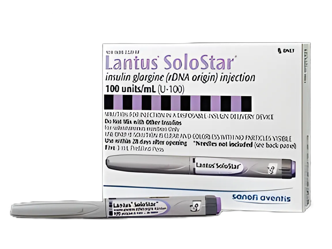 Lantus® SoloStar® Insulin Glargine, Human Recombinant Analog 100 U / mL Injection Prefilled Injection Pen 3 mL