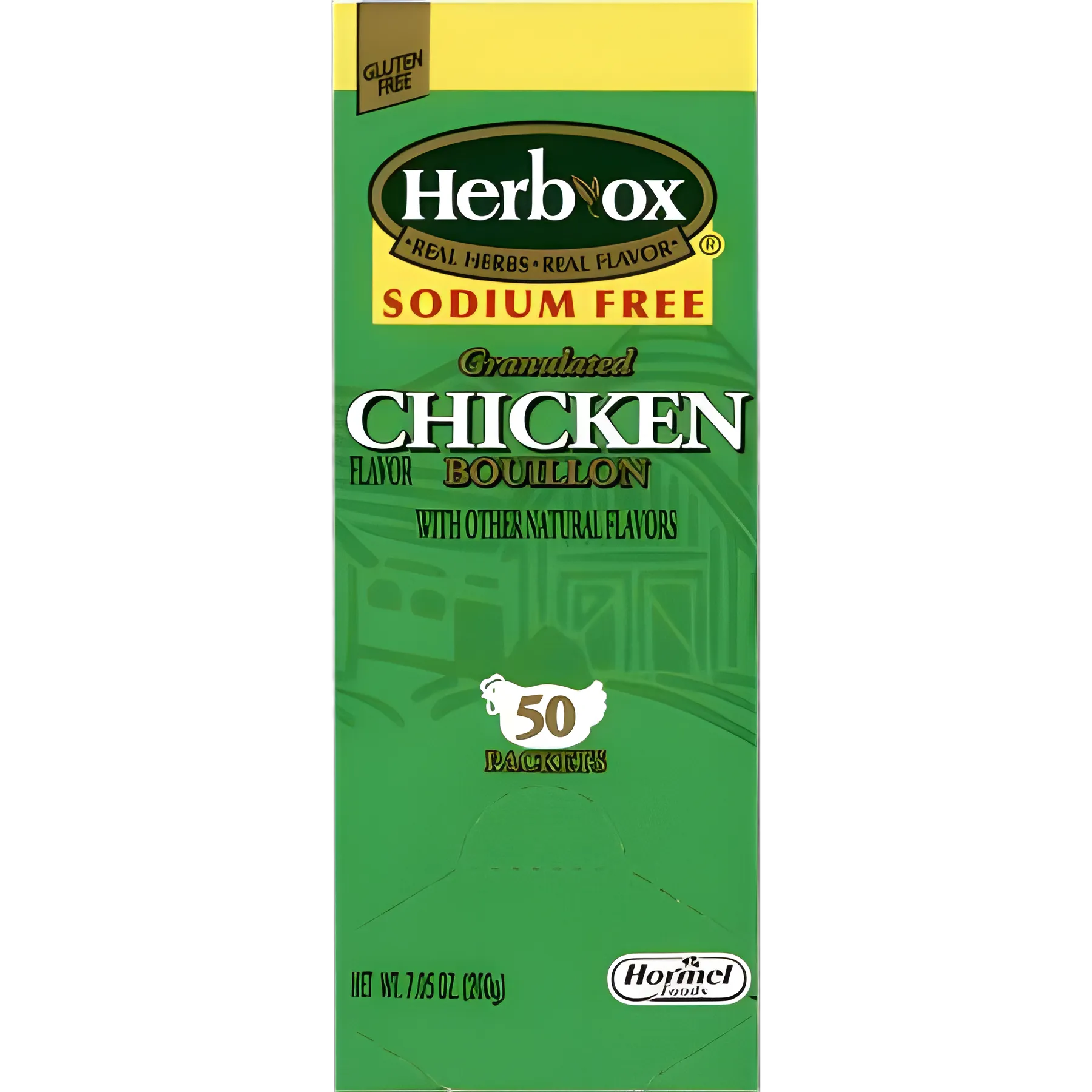 Herb-Ox® Sodium Free Chicken Flavor Instant Broth - 8 oz. Packet for Medical Nutrition