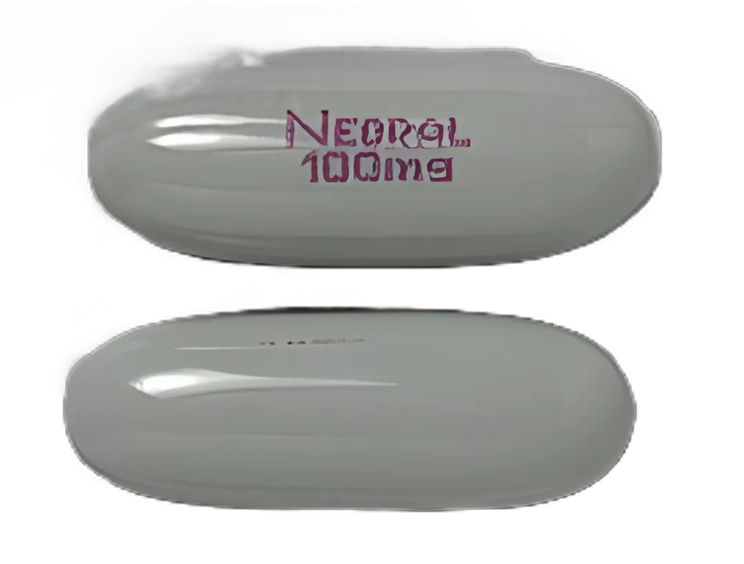 Neoral® Cyclosporine, Modified 100 mg Capsule Blister Pack 30 Capsules