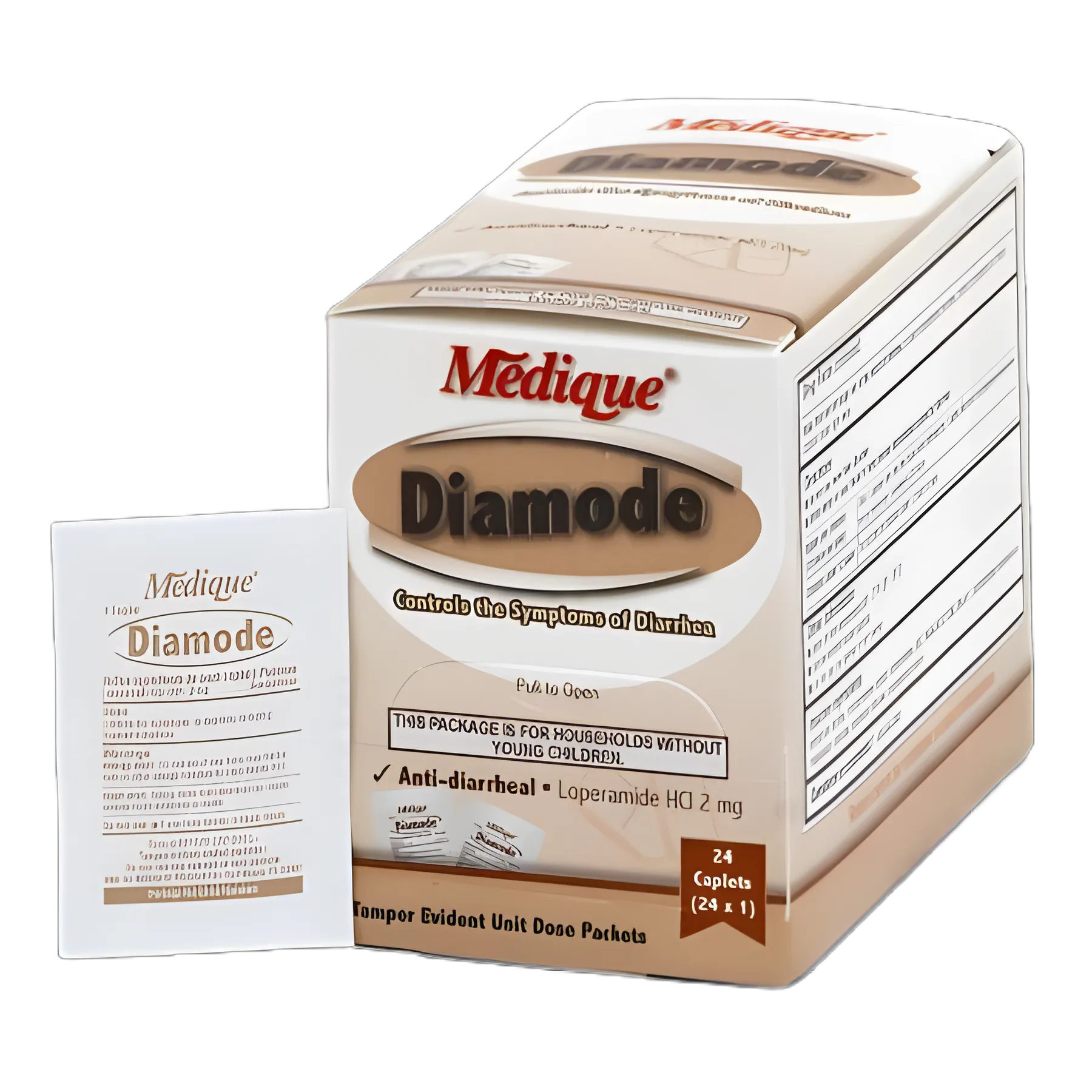 Diamode® 2 mg Anti-Diarrheal Capsules - Medique Products