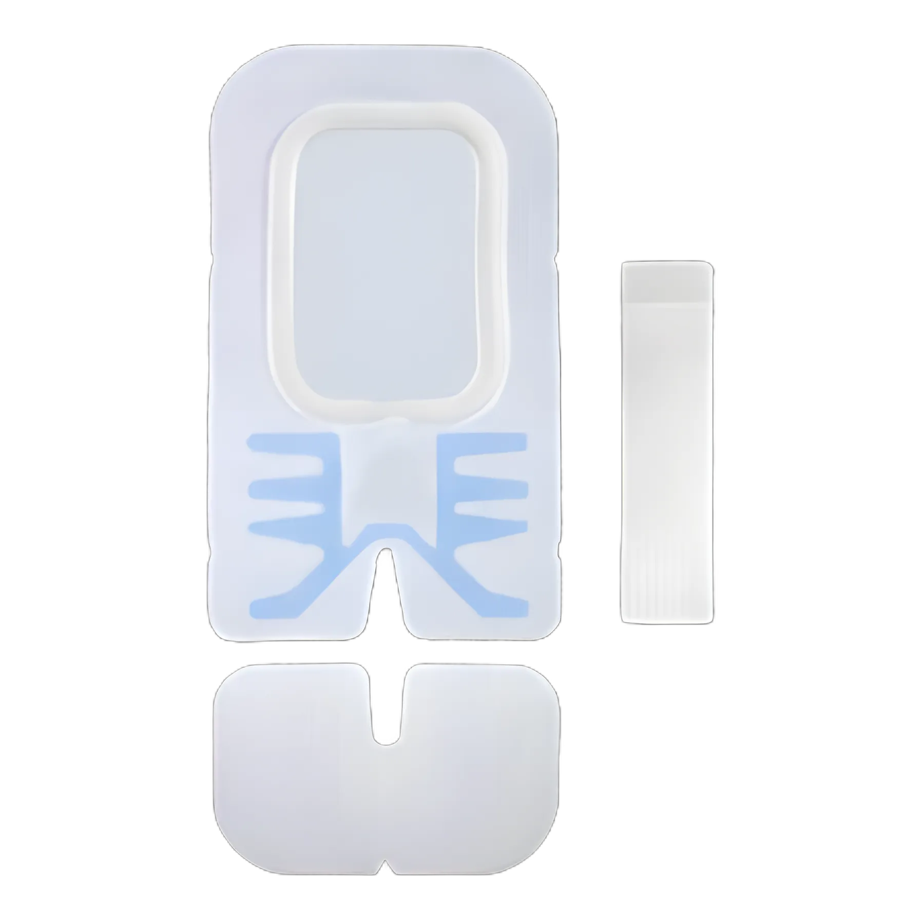 Integrated Securement Dressing Sorbaview SHIELD Fabric / Film 3-3/4 X 6-1/4 Inch Sterile
