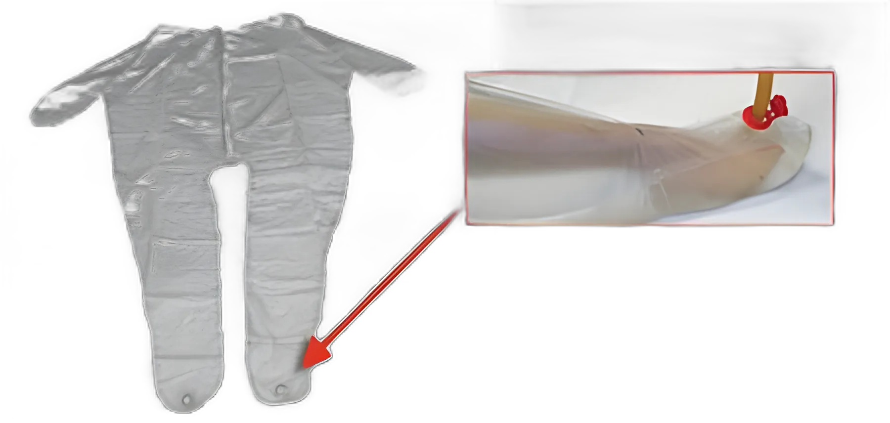 Post Mortem Unionall Mort-Port™ X-Large PVC Zipper Closure, 1/2 Length - MP-UA-C-XL