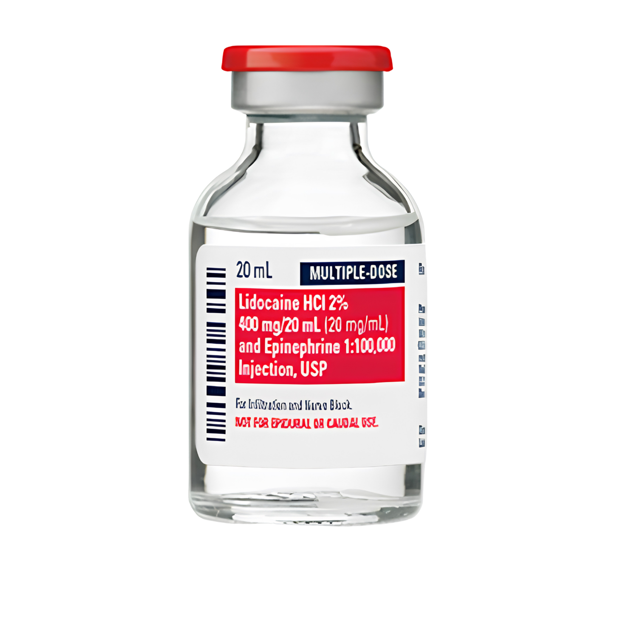 LIDOCAINE-EPINEPH 2%-1:100K MDV 20 ML, 10/PK