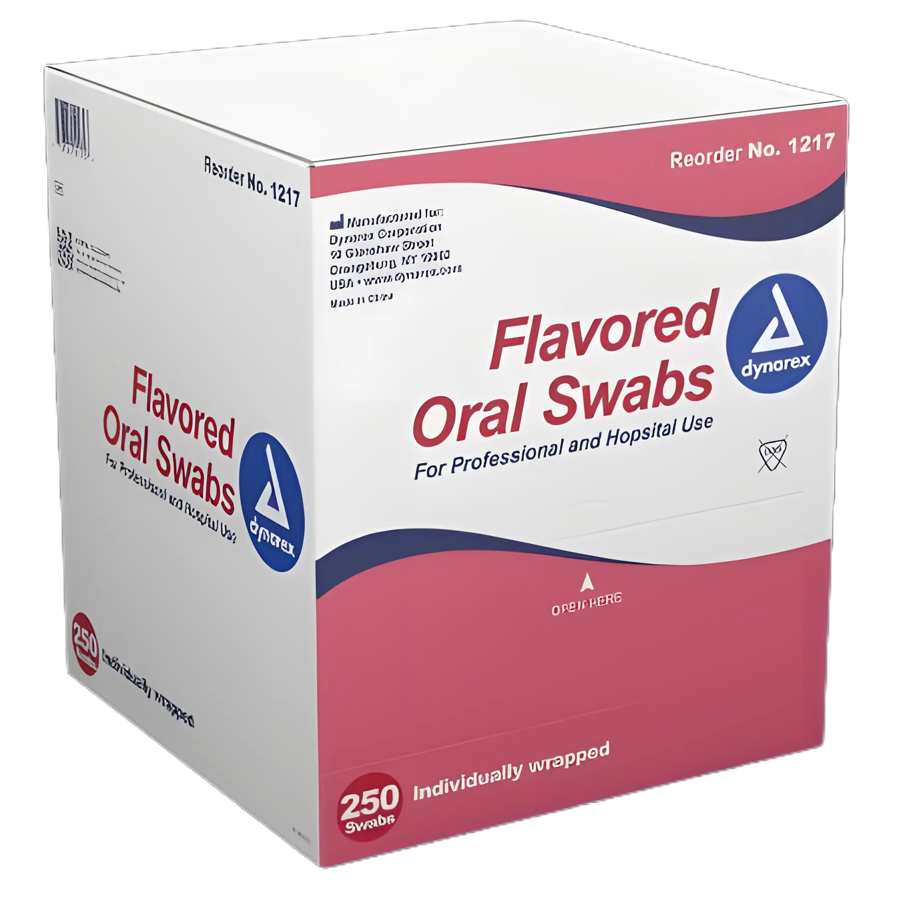 Oral Swab Dynarex® Dentifrice Foam Tip 1 per Pack