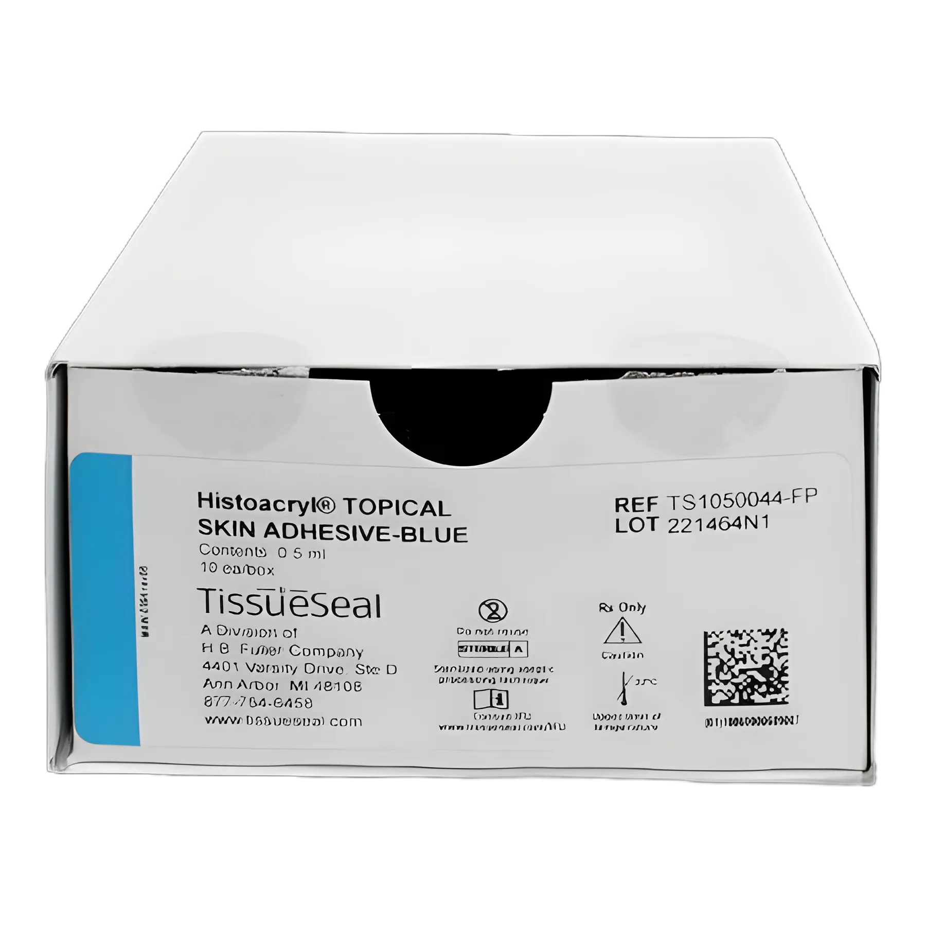 Skin Adhesive Histoacryl® Clear 0.5 mL Liquid Precision Applicator Tip n-Butyl-2 Cyanoacrylate