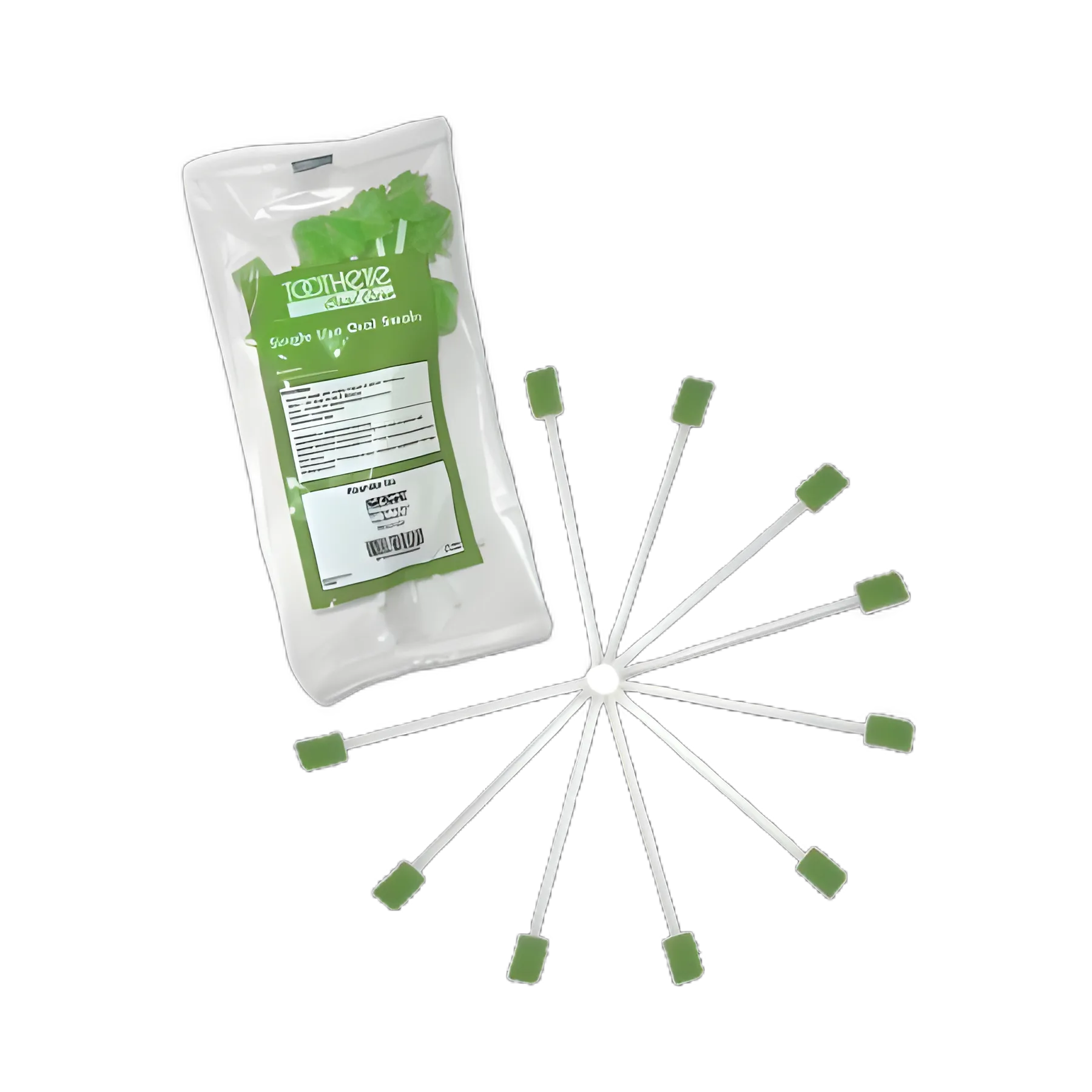 Oral Swab Toothette® Plus Untreated Foam Tip 1 per Pack