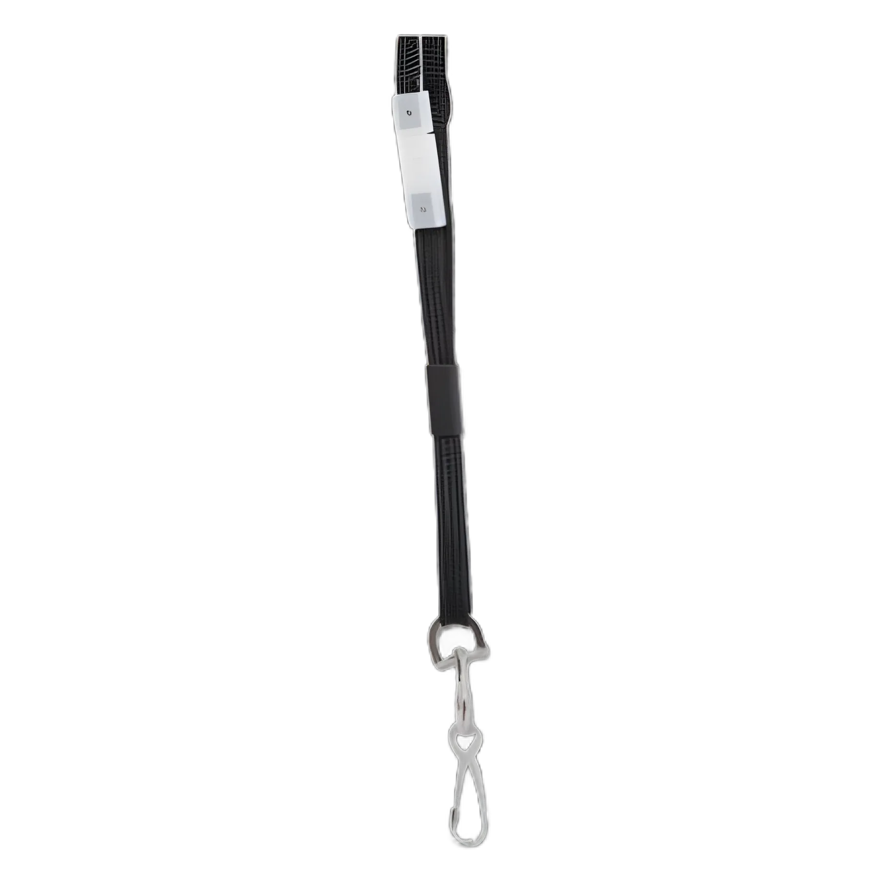 Safety Breakaway Lanyard, Metal Hook Fastener, 36" Long, Black