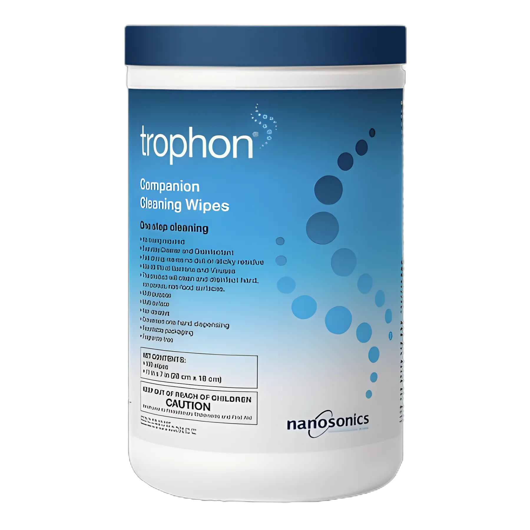 Cleaning Wipe trophon 100 Count For trophon®2 Ultrasound Probe