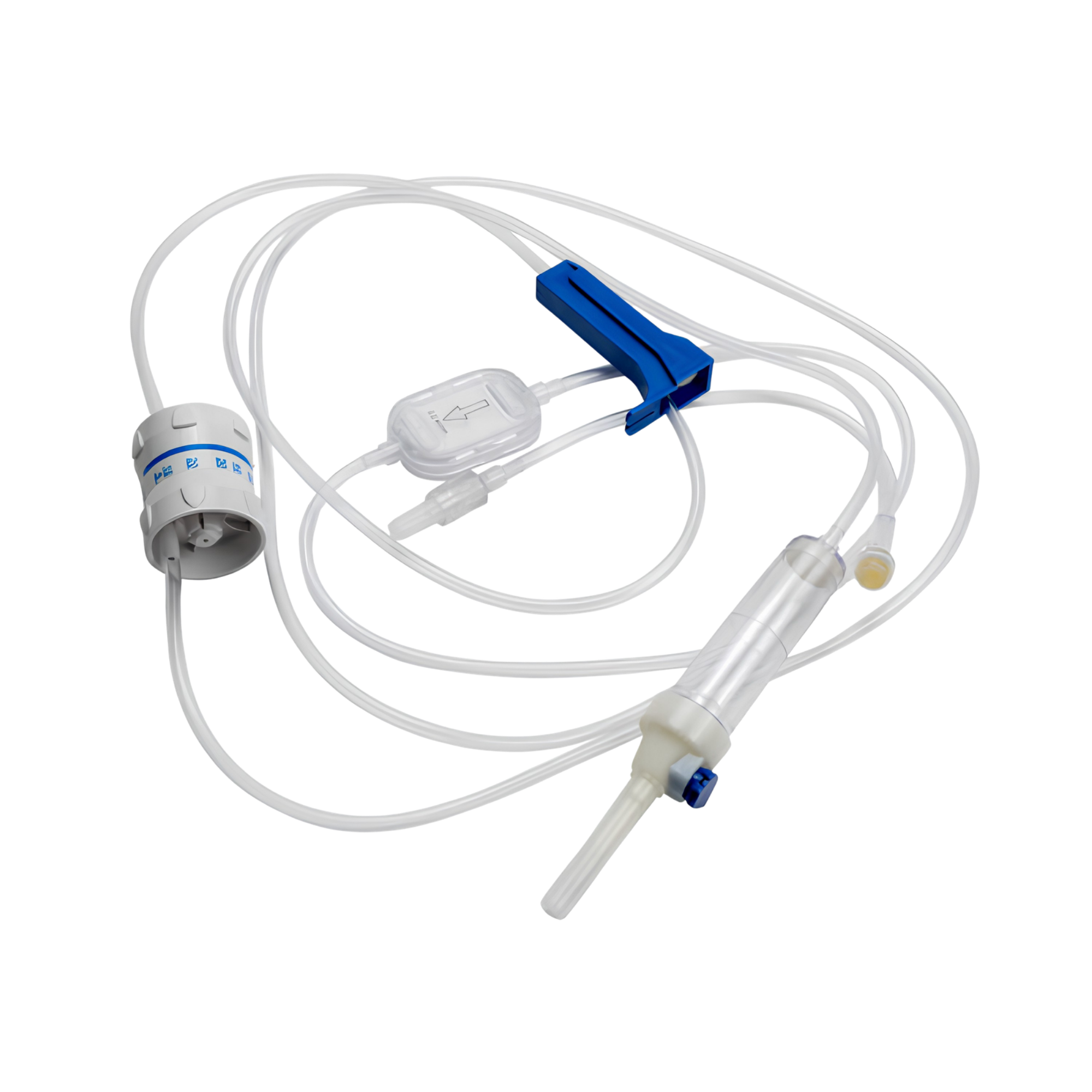 TrueCare™ Gravity IV Administration Set with Dual Filter Technology and EasyDrop® Flow Regulator, 92" Tubing