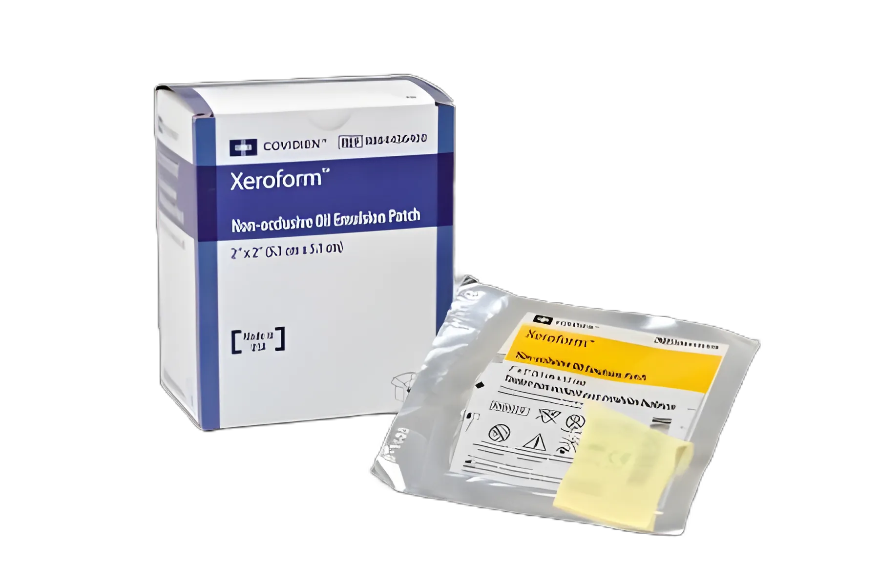 Xeroform Petrolatum Impregnated Dressing Xeroform™ Non-occlusive Rectangle 2 X 2 Inch Sterile