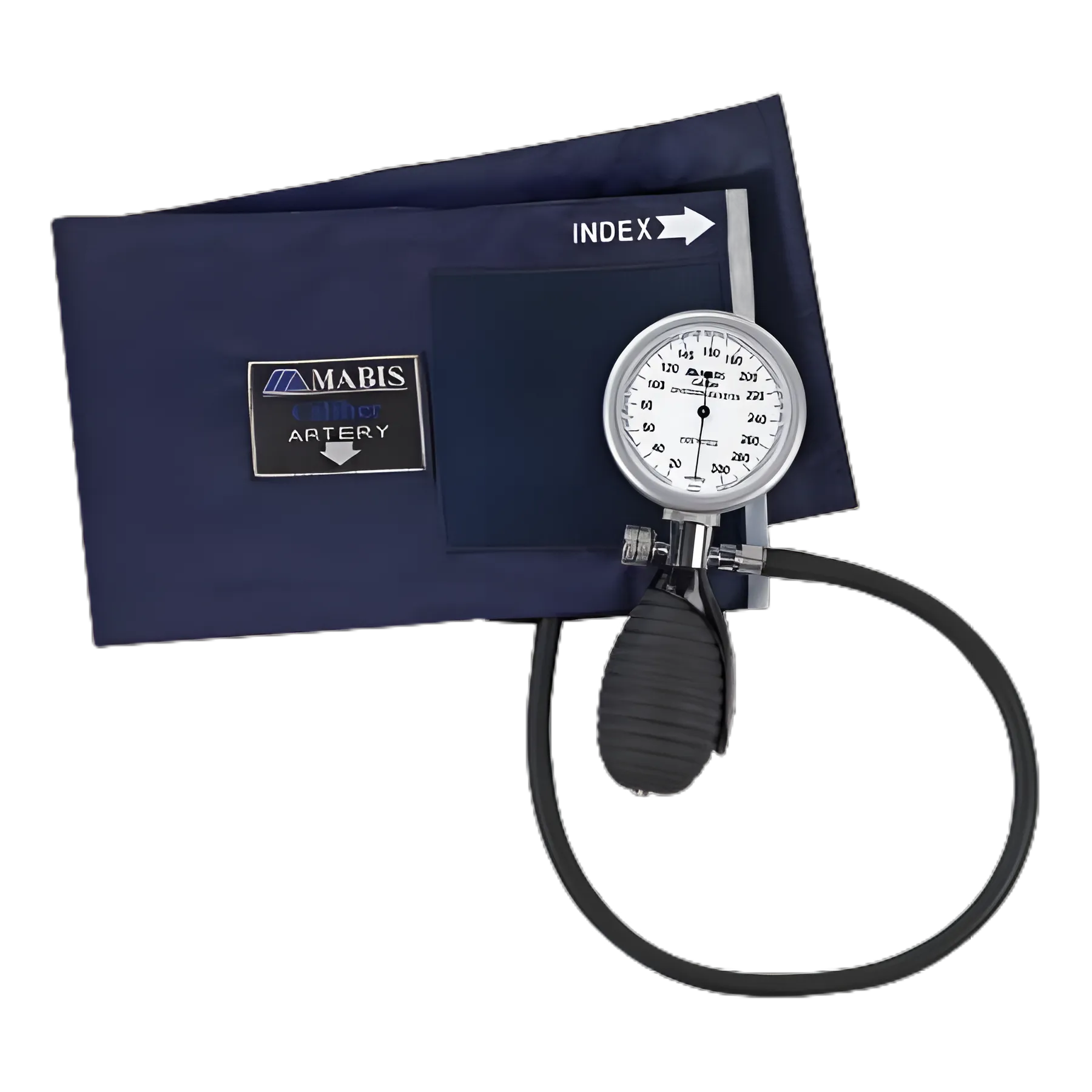 Aneroid Sphygmomanometer Unit MABIS®Caliber™ Adult Cuff Nylon Cuff 28 - 42 cm Palm Aneroid