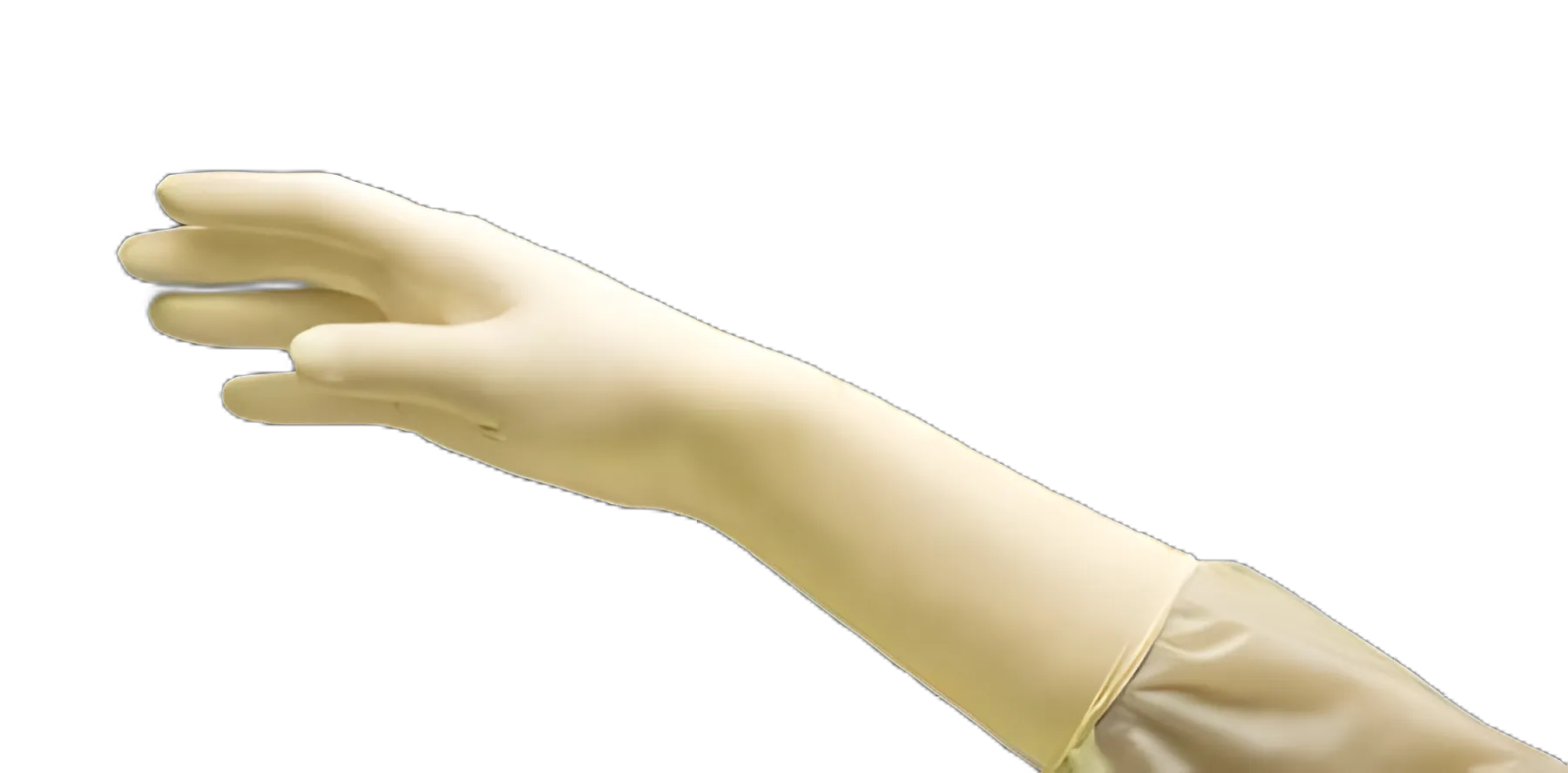 Surgical Glove DermAssist® Size 7.5 Sterile Latex Standard Cuff Length Smooth Ivory Not Chemo Approved