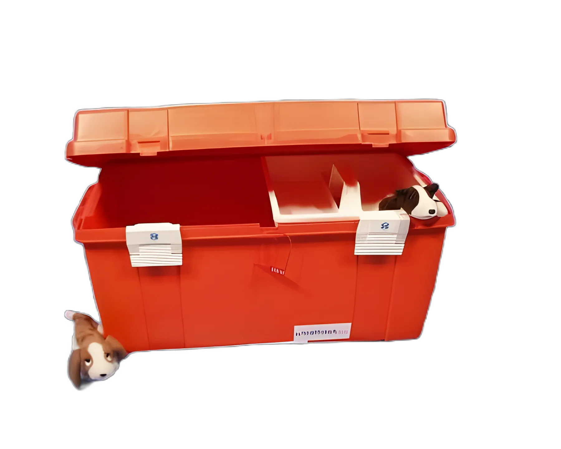Medical Box Orange 14 X 13-3/4 X 27-1/2 Inch