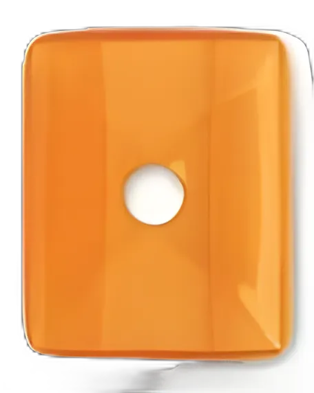 Instrument Tip Protecting Cap 1 X 1.25 Inch, Orange Tint, Self-retaining Retractor Cap