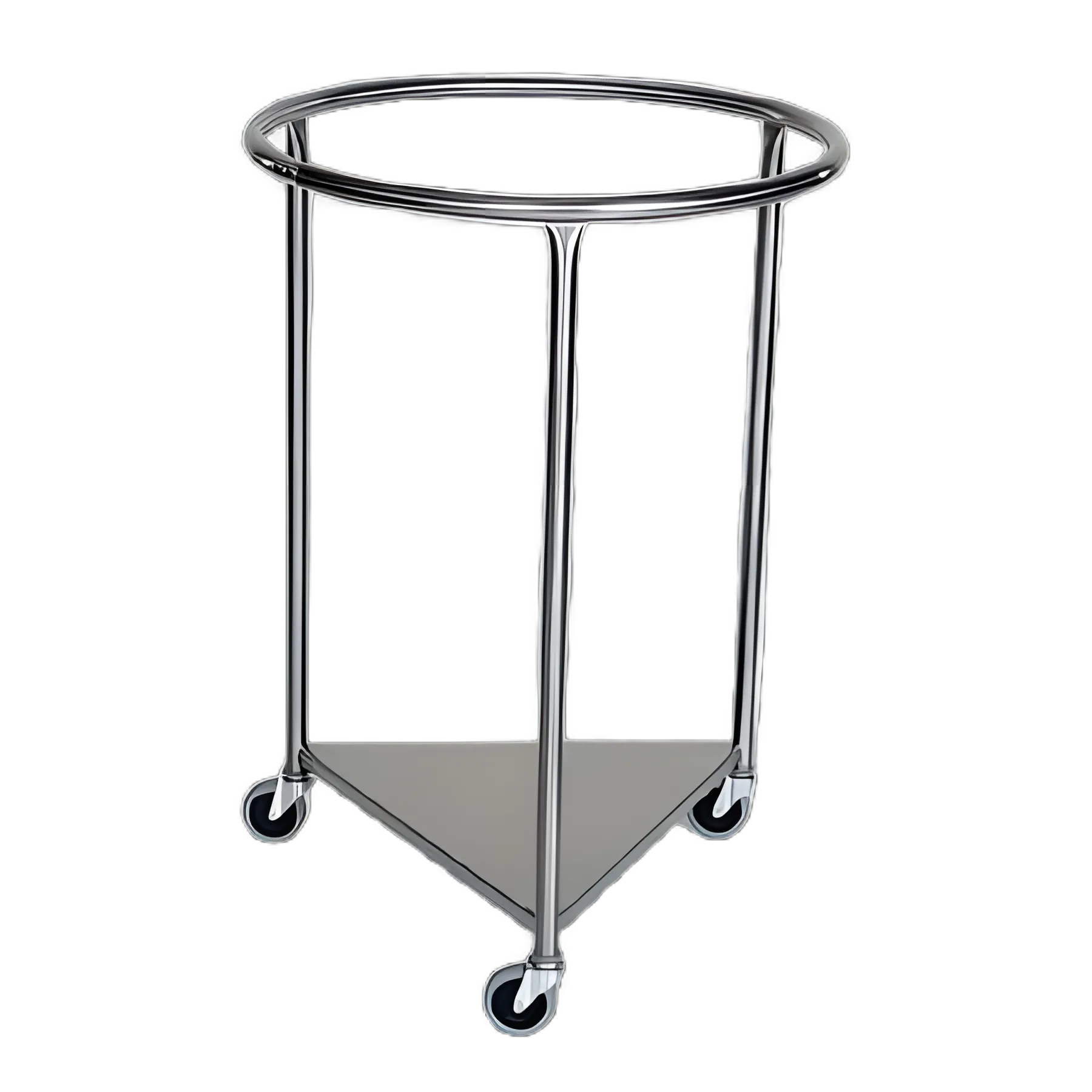 Stainless Steel Hamper Stand with Rolling Casters - MCM2000