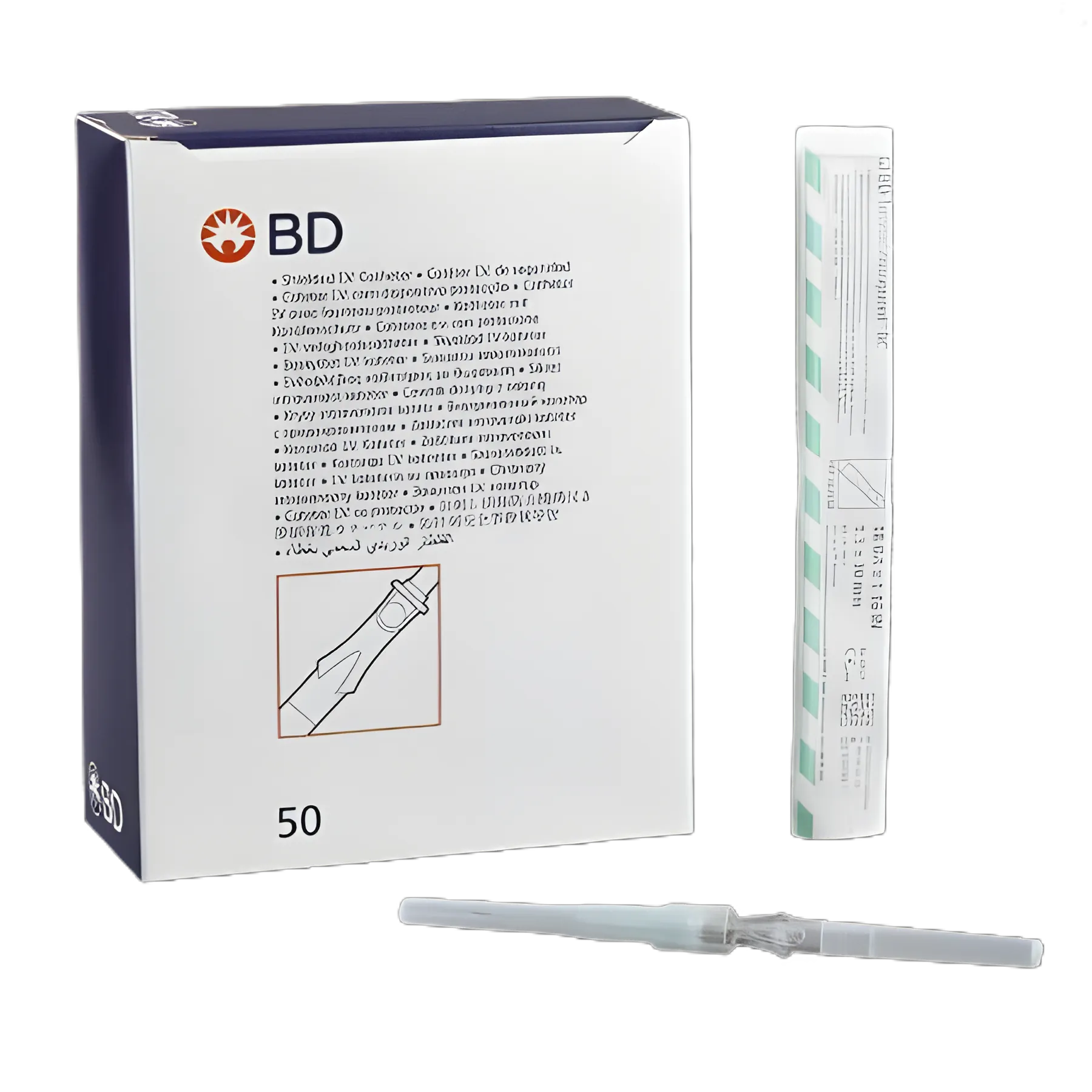 Peripheral IV Catheter Insyte™ Autoguard™ BC 18 Gauge 1.16 Inch Button Retracting Safety Needle - 382544