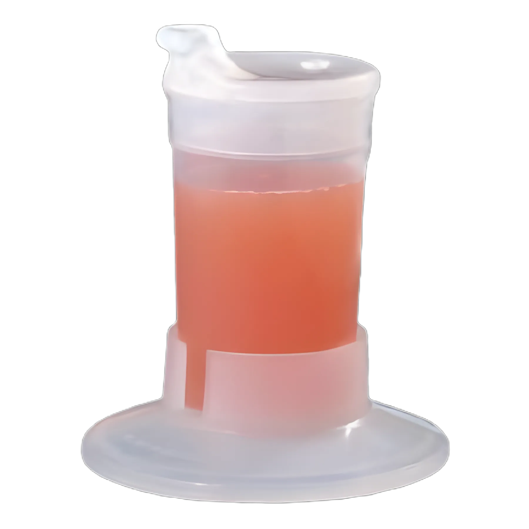 Graduated ADL Feeding Cup 8 oz. Translucent Polypropylene Reusable