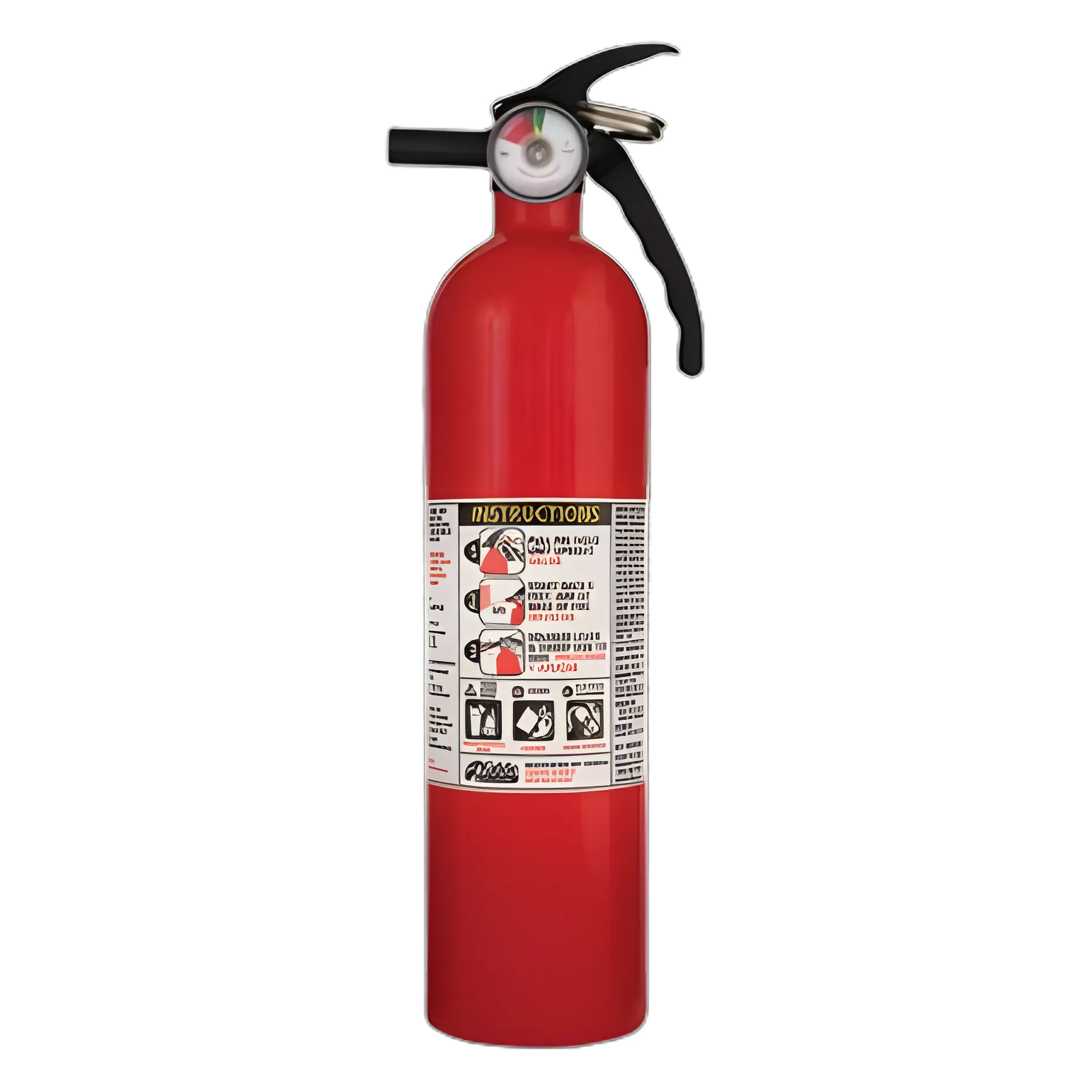 Kidde Full Home Fire Extinguisher 1-A, 10-B:C, 2.5 lb for Emergency Preparedness