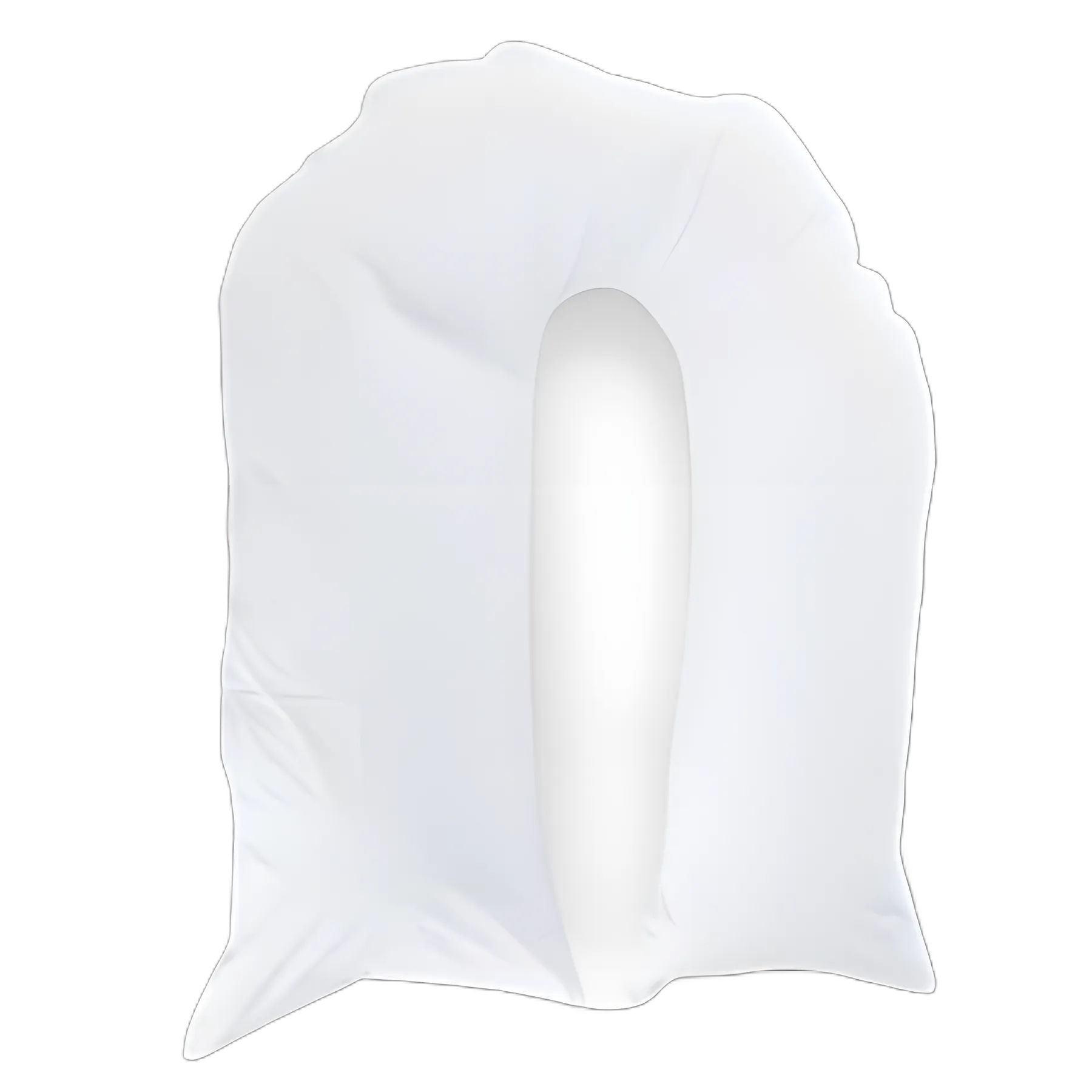 Alex Ortho Body Pillow 6 X 43 X 51 Inch for Pressure Relief - White, Reusable