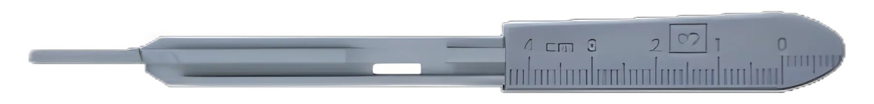 Safety Scalpel Handle Coated Stainless Steel