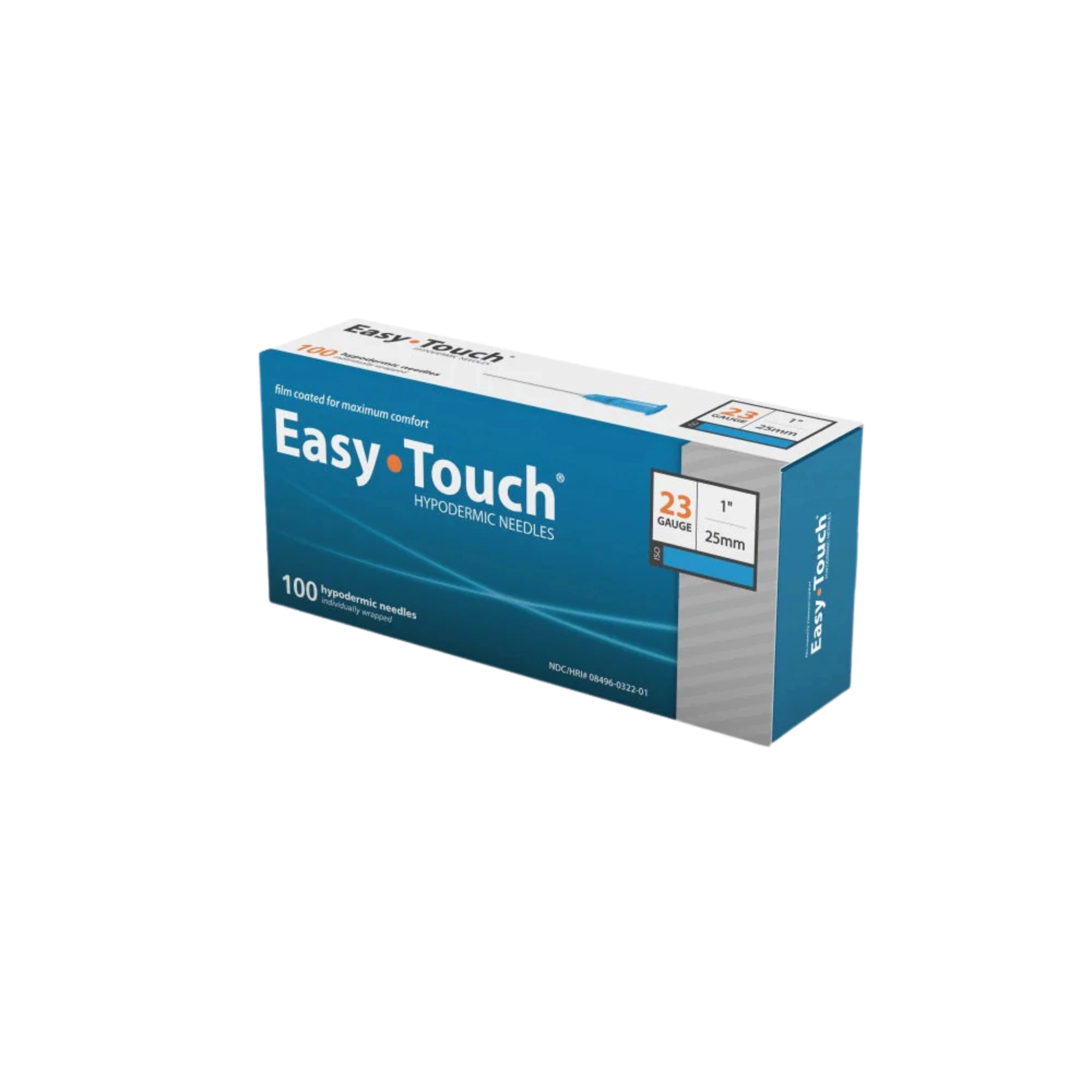 EasyTouch® 23 Gauge 1 Inch Length Hypodermic Needle