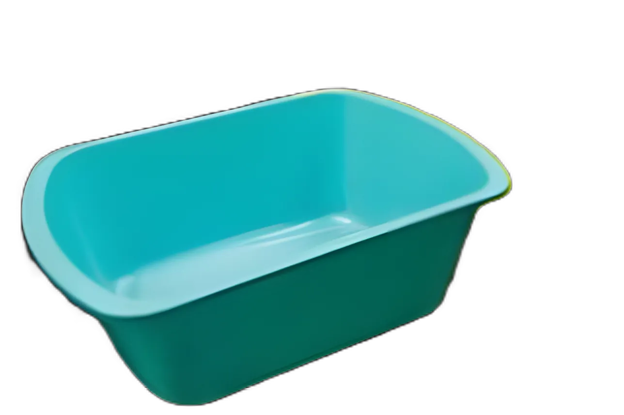 8 Quart Rectangular Plastic Wash Basin for Medical Use by Caplugs