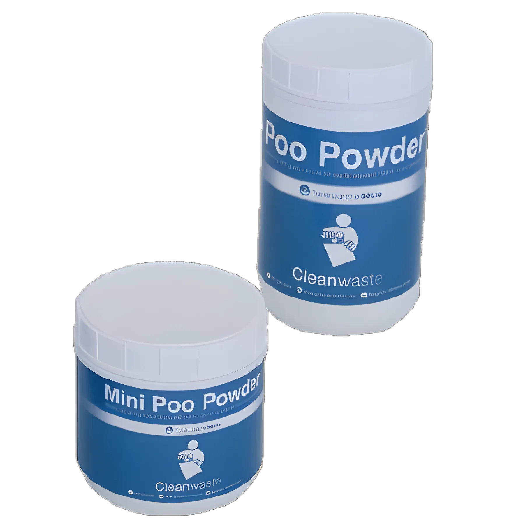 Solidifier Poo Powder® 21 oz. Screw Lid Plastic Container 120 Scoops