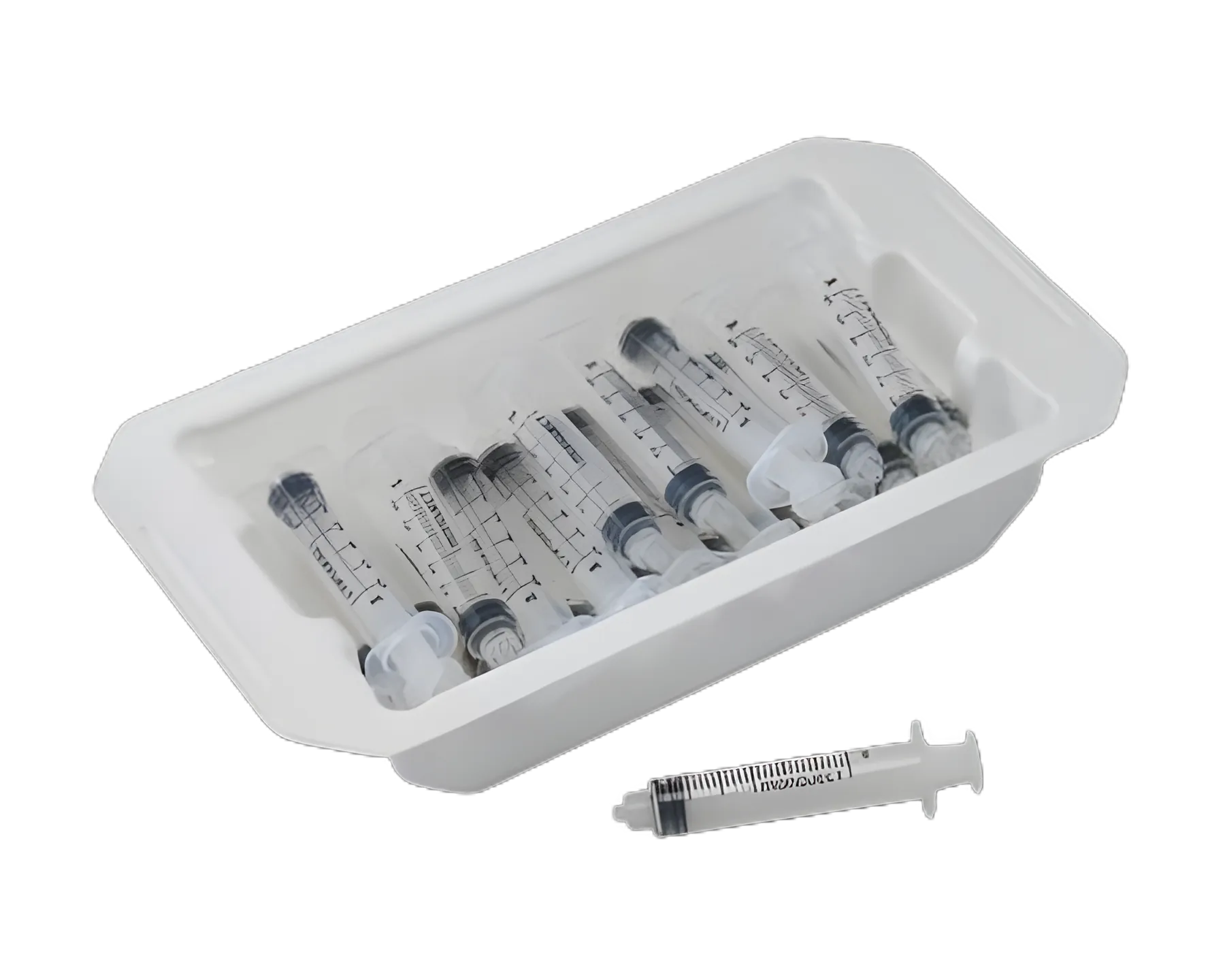 Monoject™ 20 mL Pharmacy Tray Luer Lock Tip Syringes by Cardinal - Latex-Free
