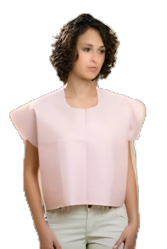 Exam Cape Blue One Size Fits Most Front / Back Opening Without Closure Unisex - 70219N