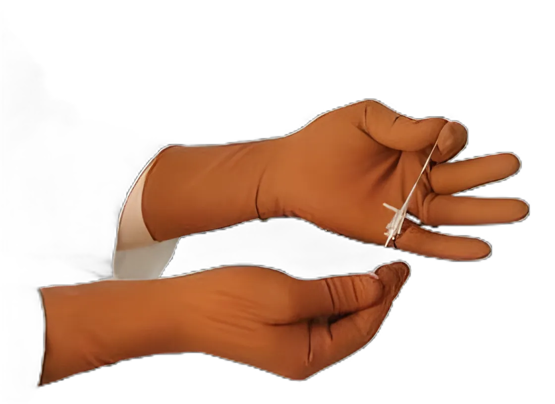 XGuard® RR1 Radiation Reducing Gloves Size 6 Sterile Latex/Lead Extended Cuff