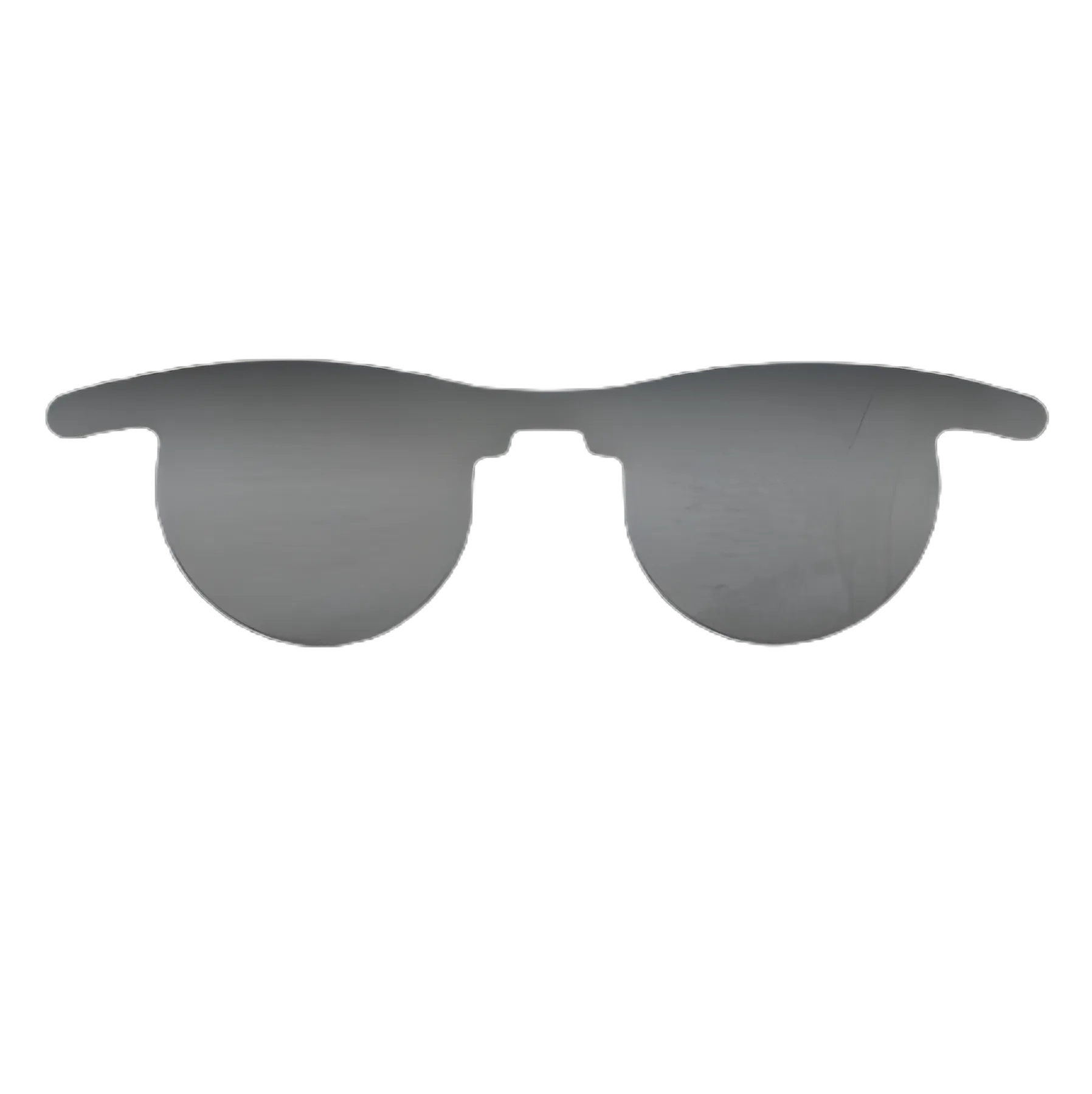 Post Mydriatic Glasses Flat Uncoated Gray Tint Plastic Lens Slip-in One Size Fits Most