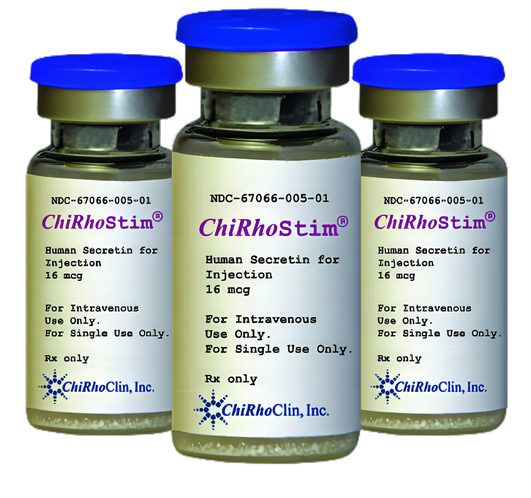 ChiRhoStim® Secretin Acetate, Human 16 mcg Injection for Pancreatic Function Testing