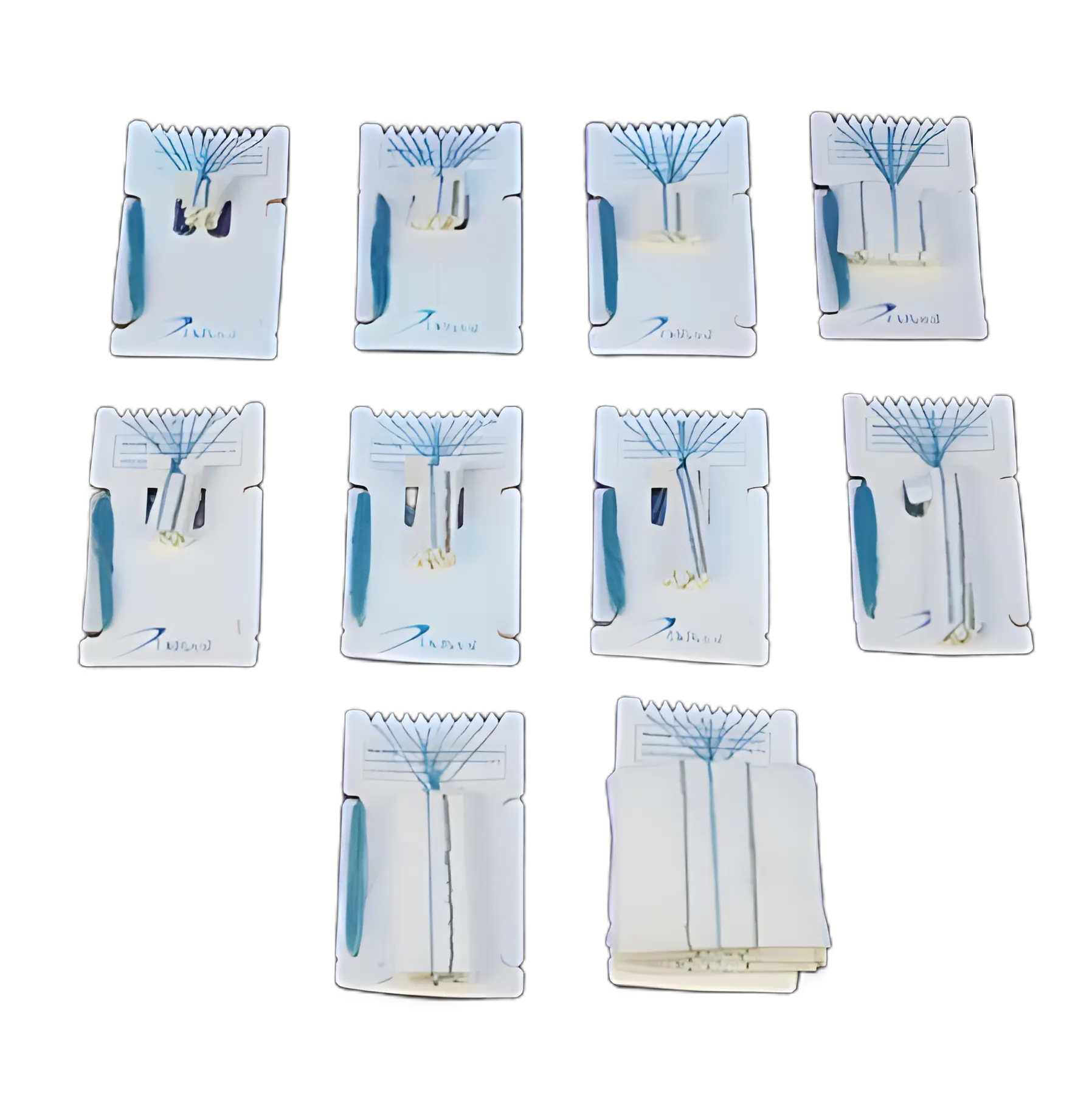 Surgical Neuro Sponge X-Ray Detectable Rayon 3 X 3 Inch 10 Count Pack Sterile