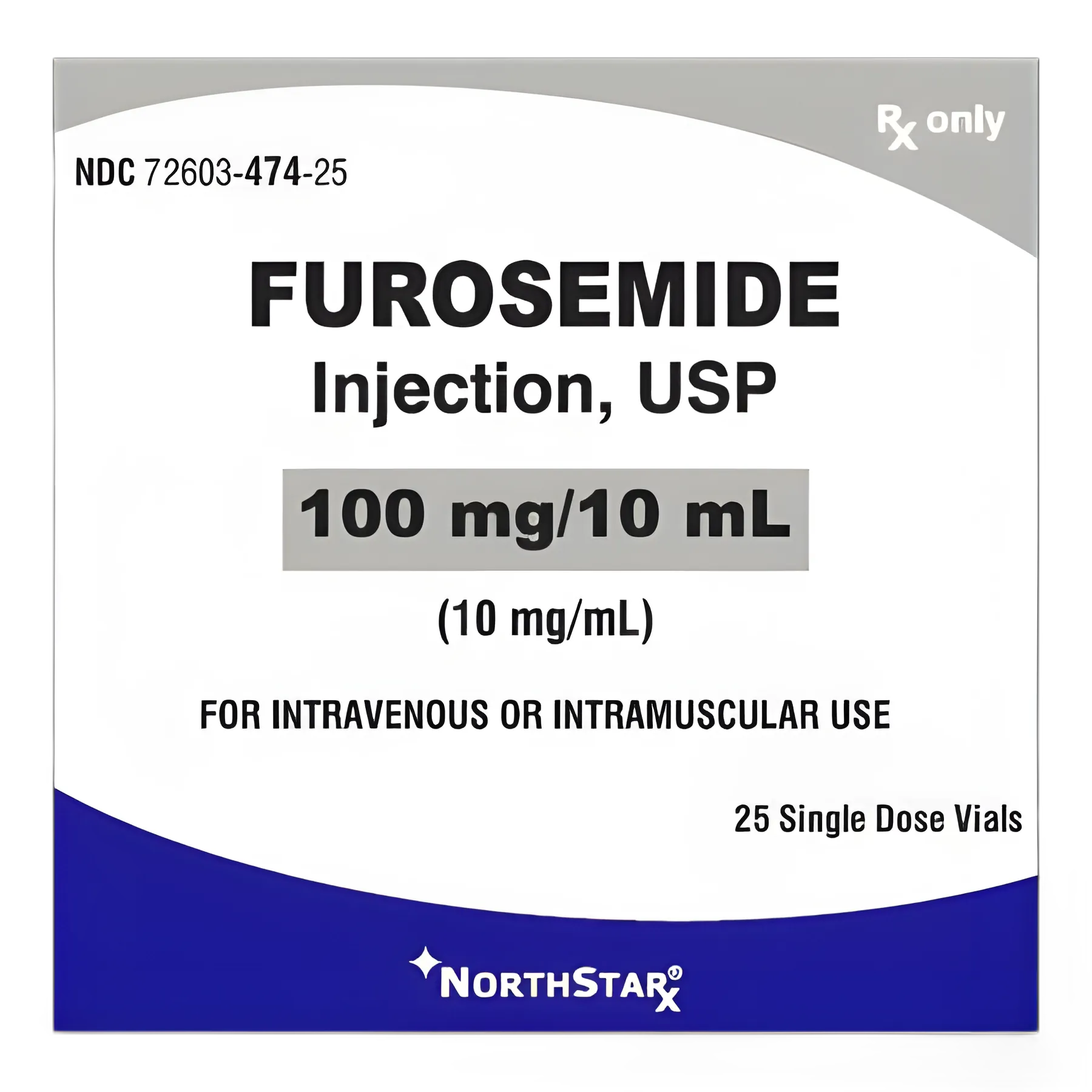 Furosemide 10 mg / mL Injection Single-Dose Vial 10 mL