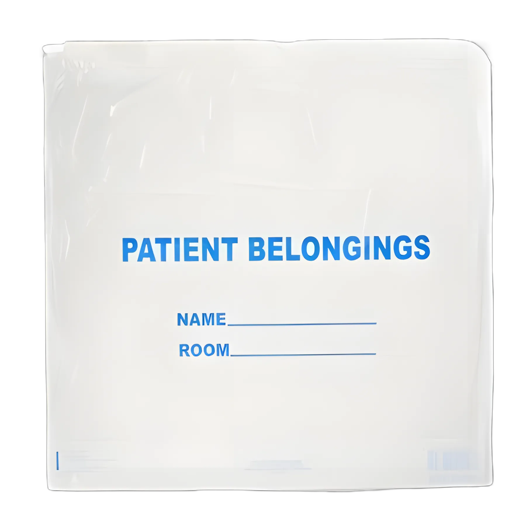 Patient Belongings Bag DawnMist 20 X 20 Inch Polyethylene Drawstring Closure White