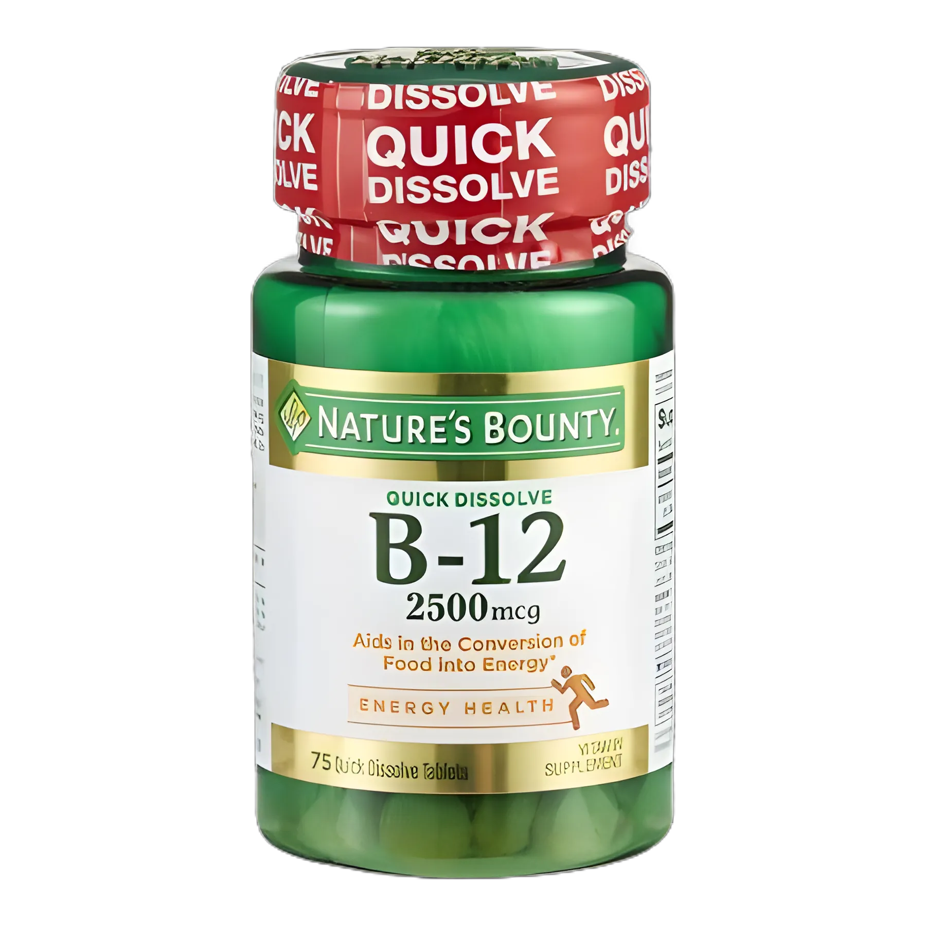 Nature's Bounty® Vitamin B12 2500 mcg Tablets - Supports Nerve Health & Energy