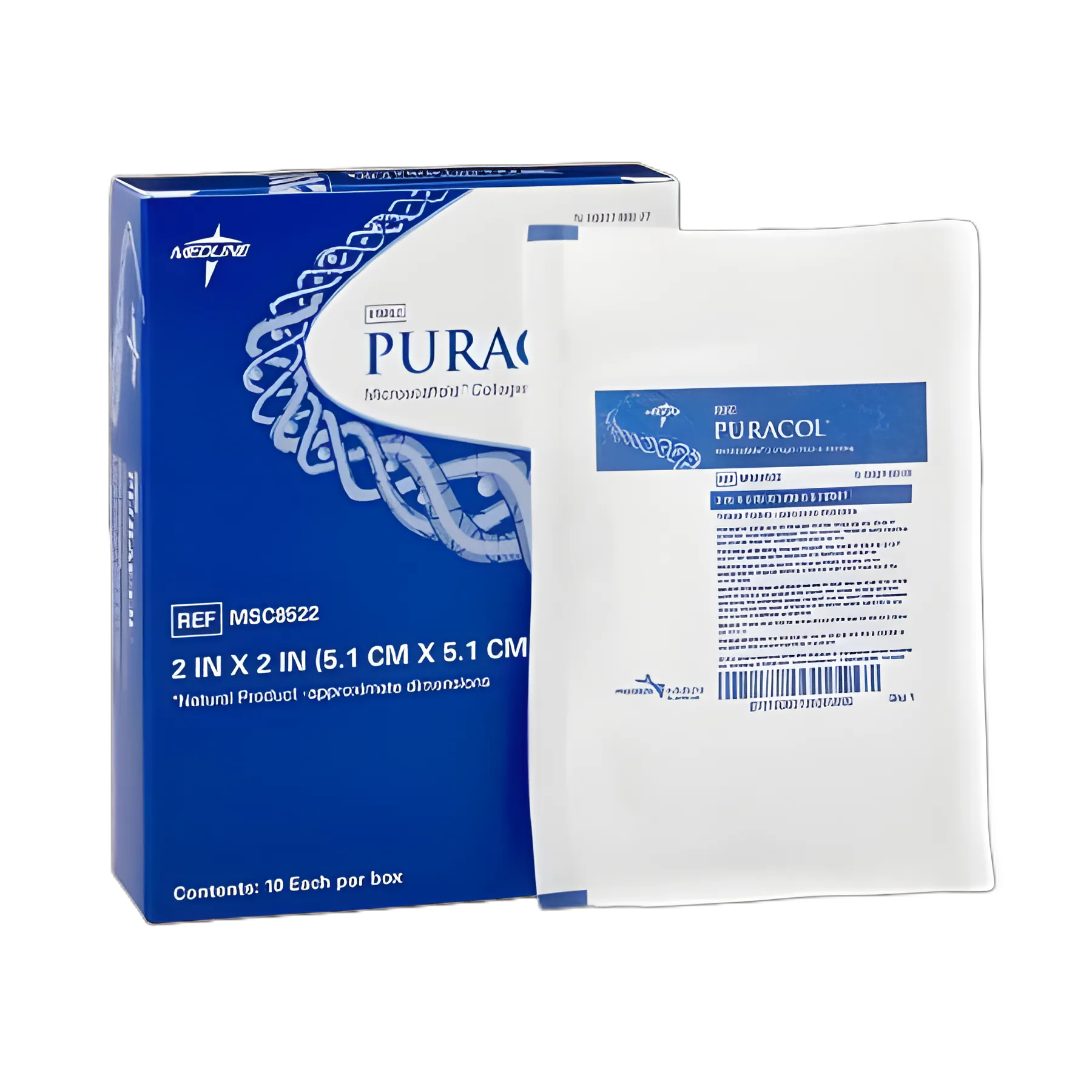 Collagen Dressing Puracol® 2 X 2 Inch Square Sterile
