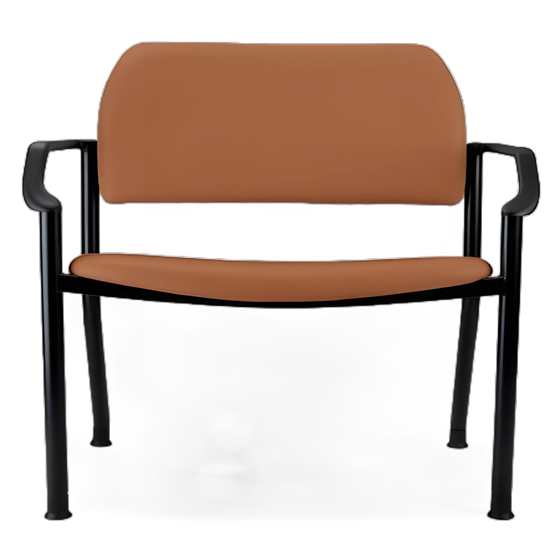 Ritter 282 Side Chair in Curative Copper Vinyl with Armrests by Midmark