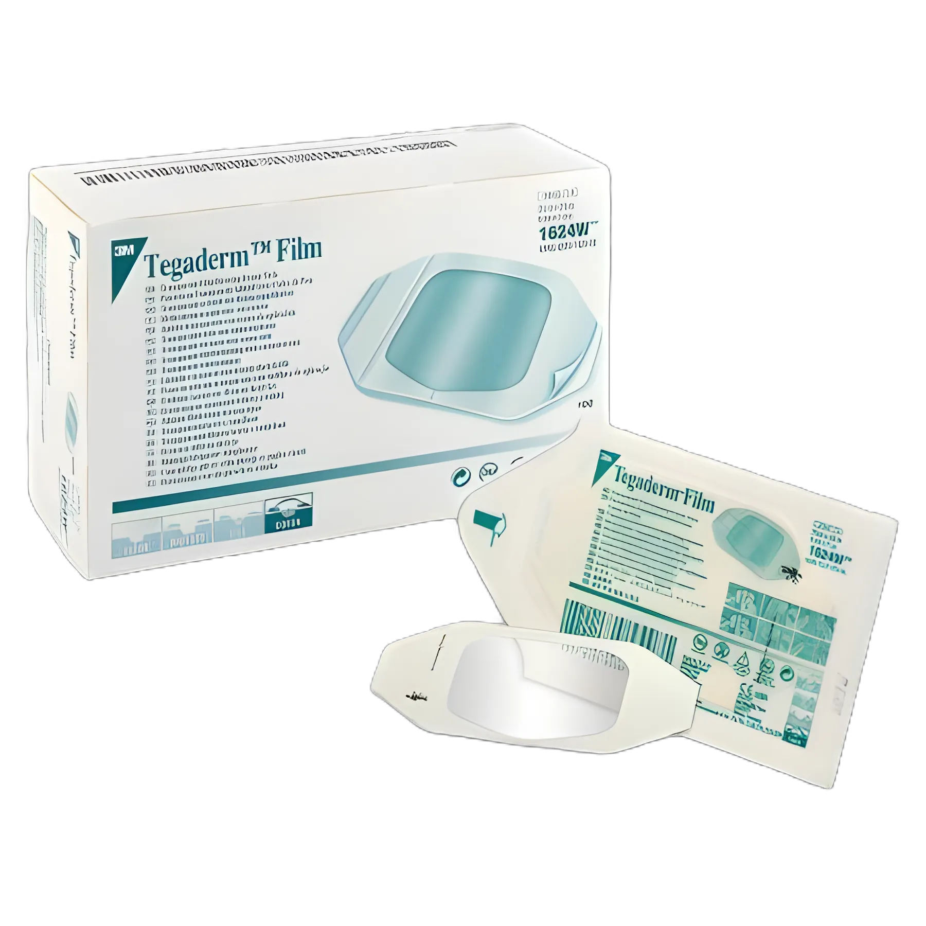 Transparent Film Dressing 3M™ Tegaderm™ 2-3/8 X 2-3/4 Inch Frame Style Delivery Rectangle Sterile - 1624W
