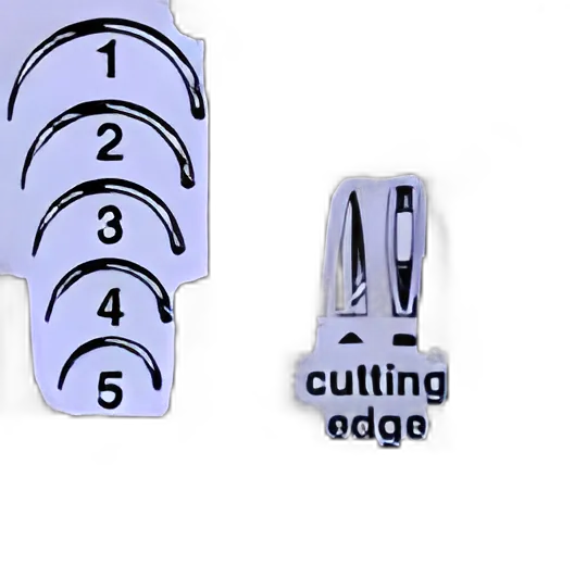 Reverse Cutting Suture Needle Anchor™ Lane's Cleft Palate Type Size 3 Needle Single Use