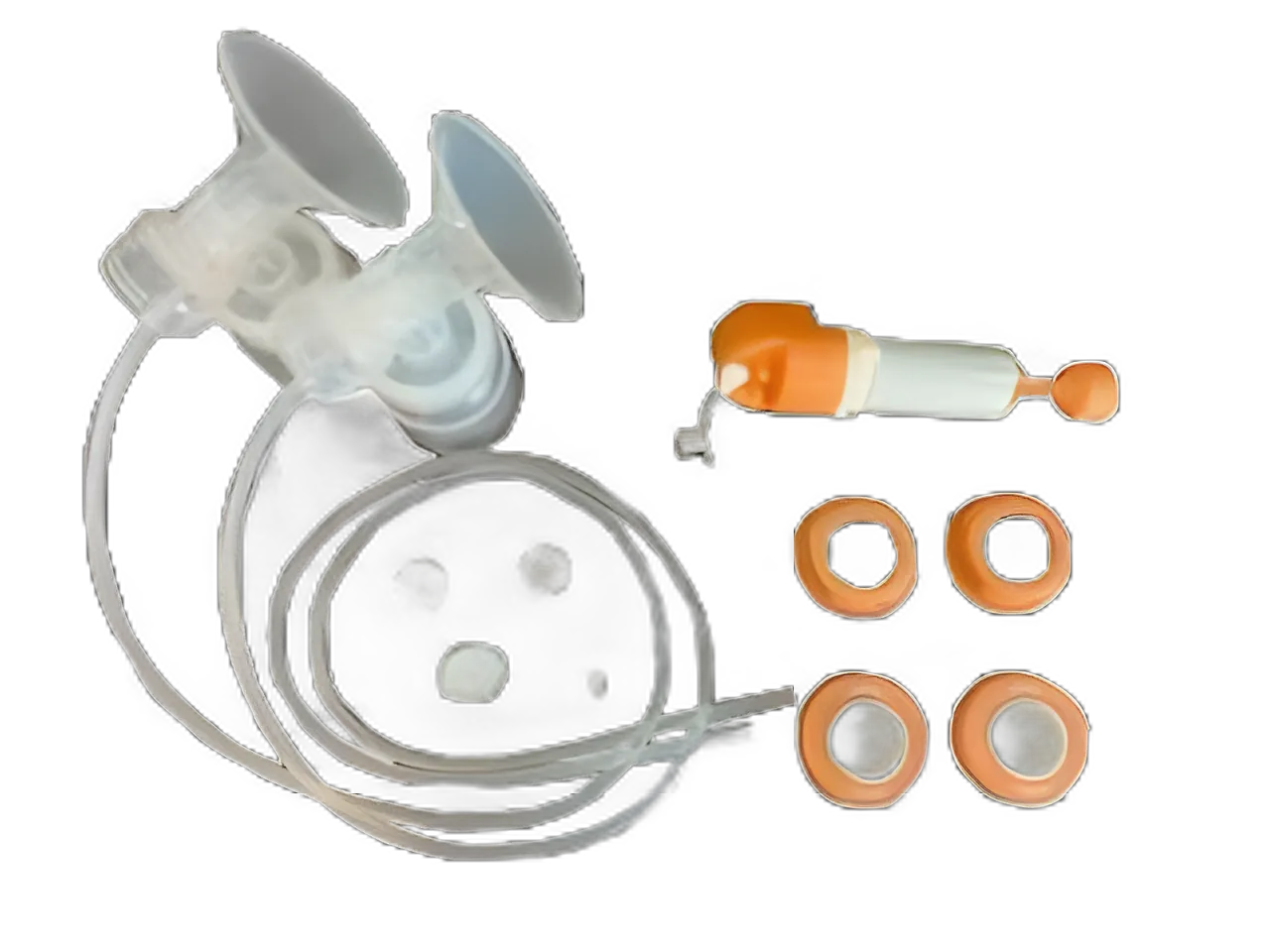 Hygeia Basic Breast Pump Accessory Kit for Medela Lactina, EnJoye, EnDeare