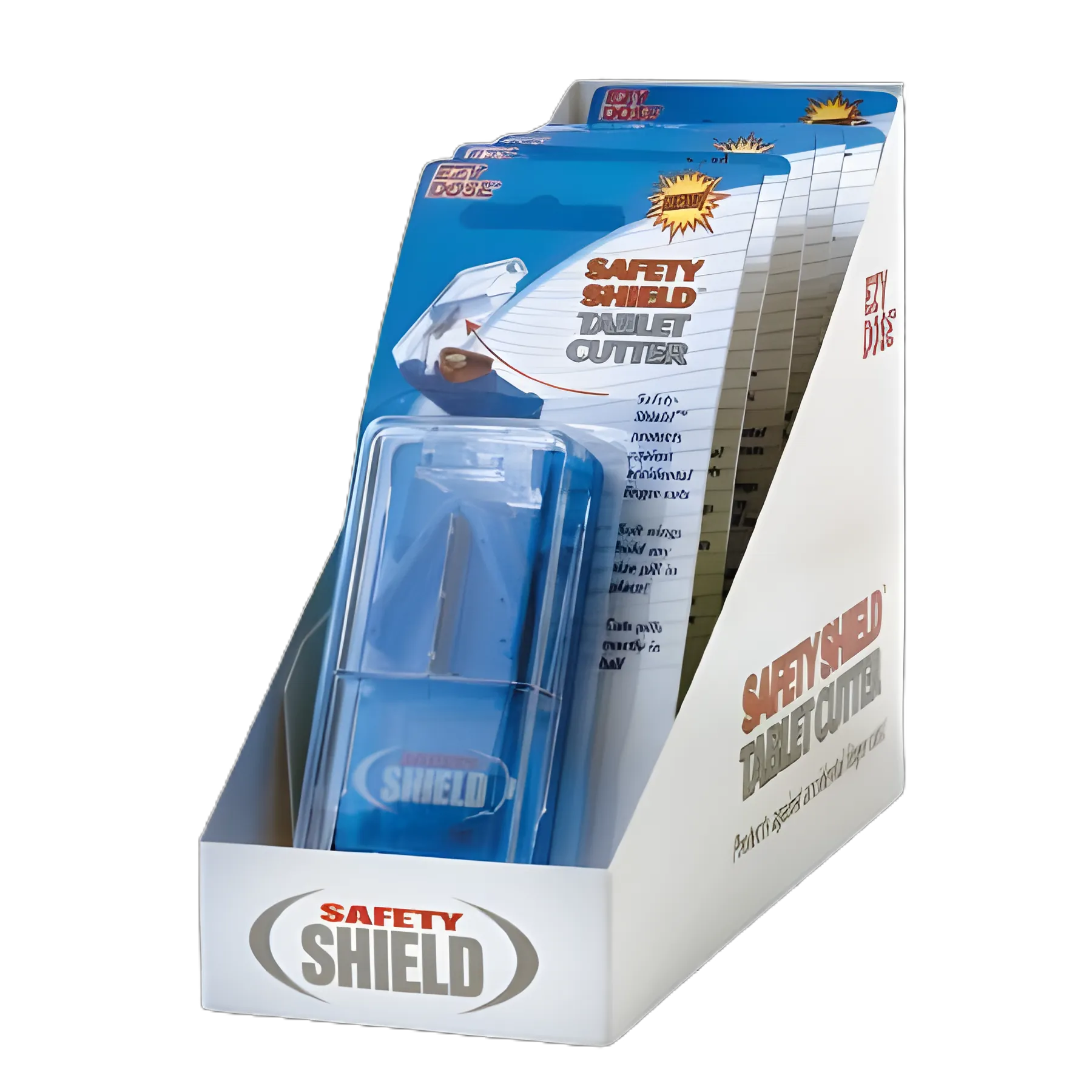 Pill Cutter Safety-Shield® Hand Operated Blue / White - 67572