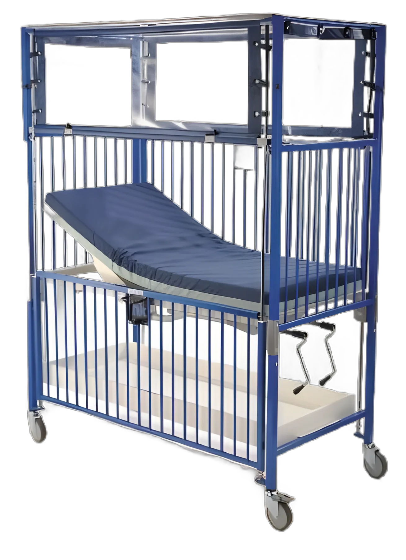 Medical Klimer™ Child Trendelenburg Deck White Base / Speckles of Blue, Green, Yellow and Red