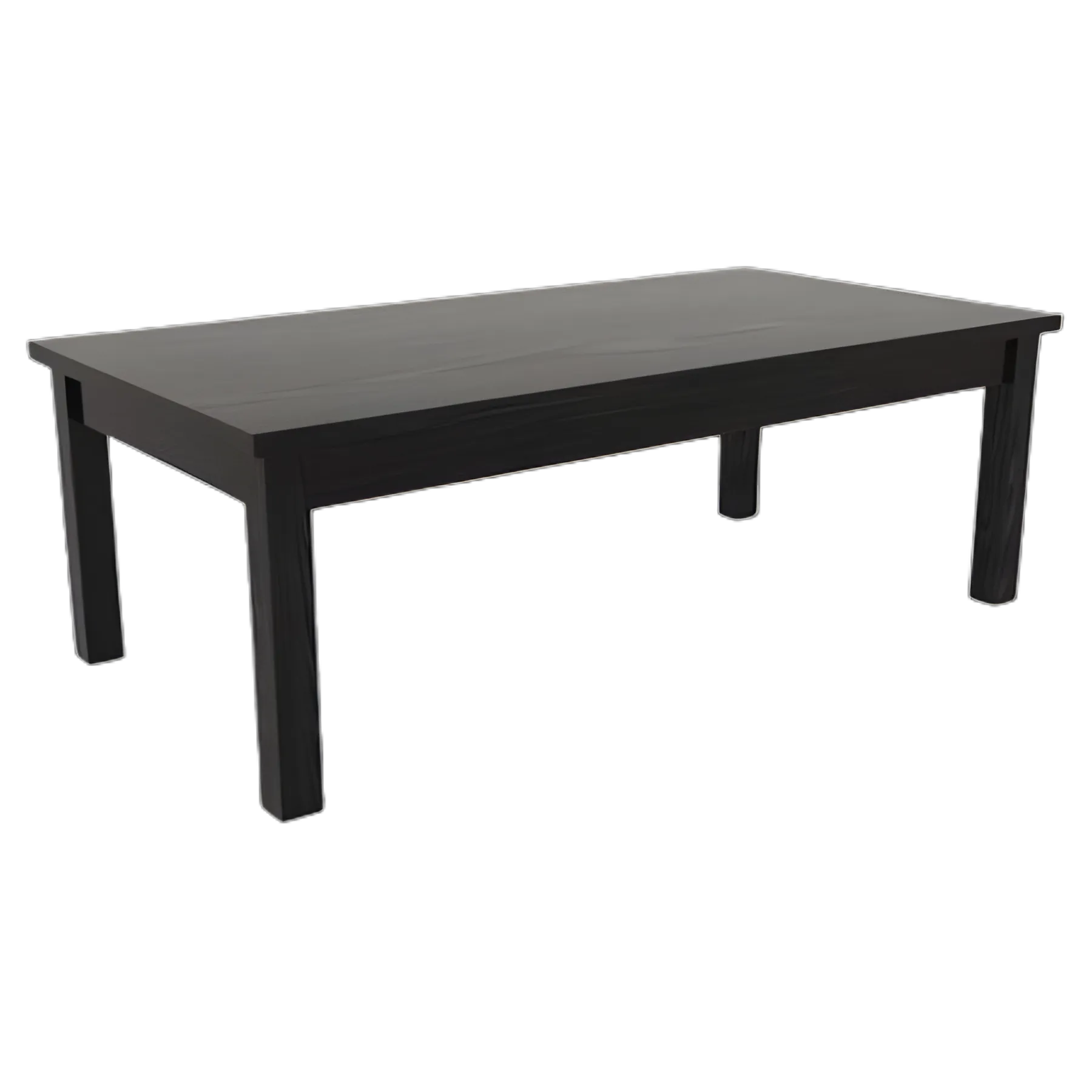 Alera Valencia Series Occasional Table, Rectangle, 47.25w x 19.13d x 16.38h, Black