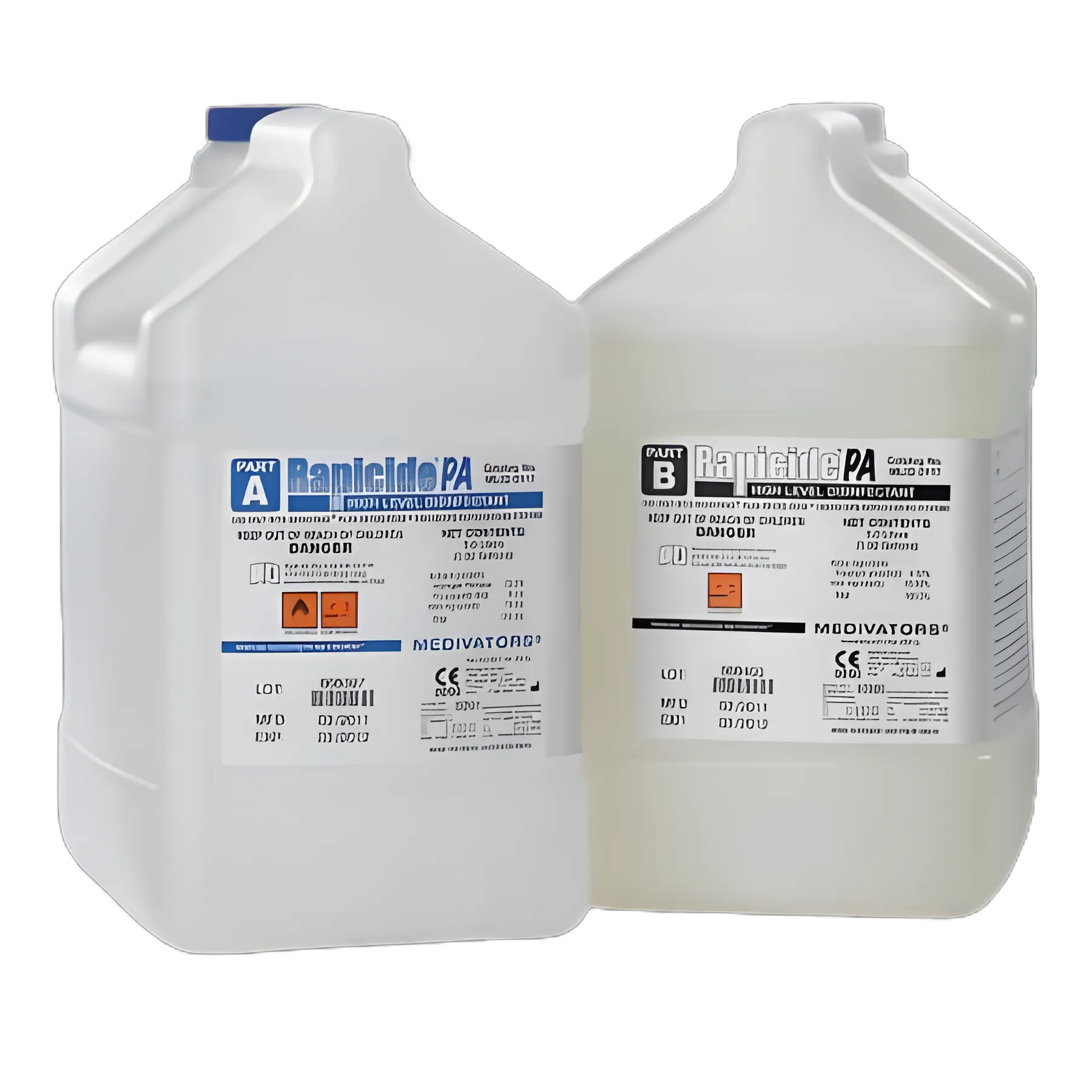 High-Level Disinfectant Rapicide® PA RTU Solution 5 Liter Bottle Single Use