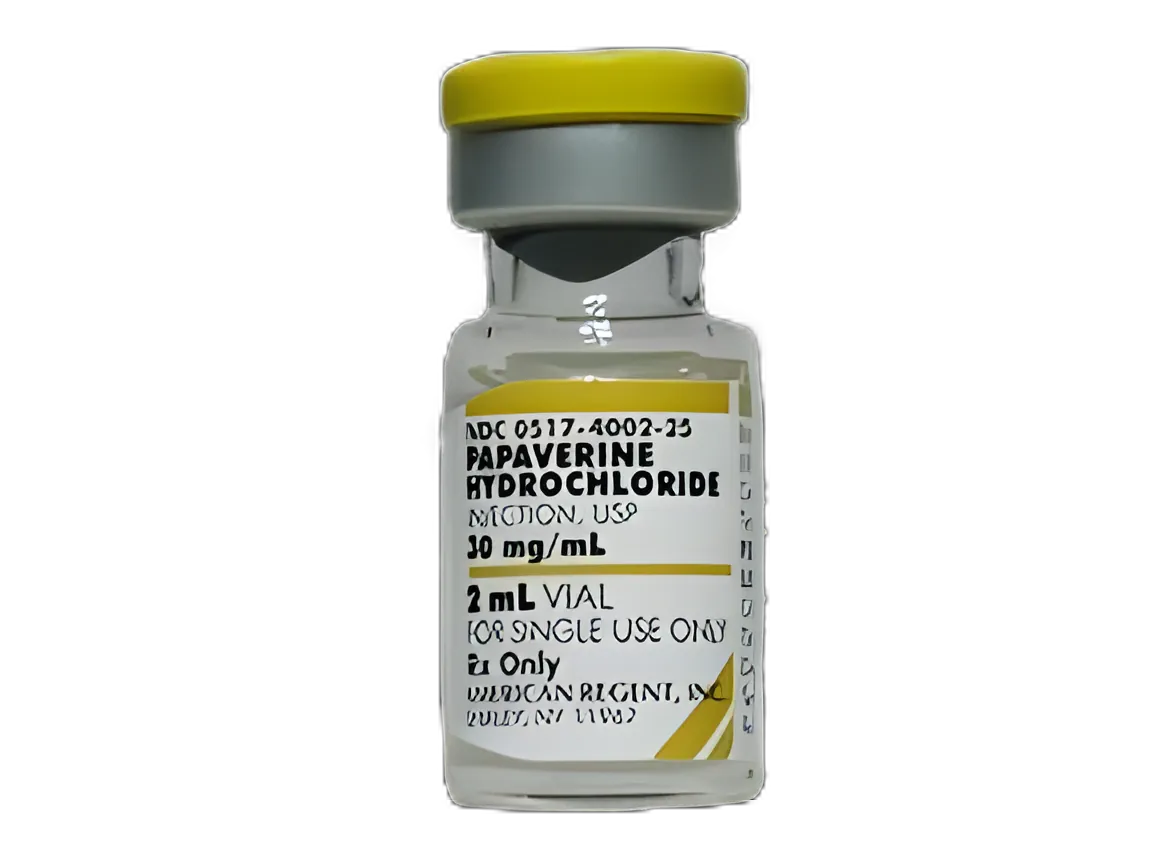 Papaverine HCl 30 mg / mL Injection Single-Dose Vial 2 mL - 00517400225