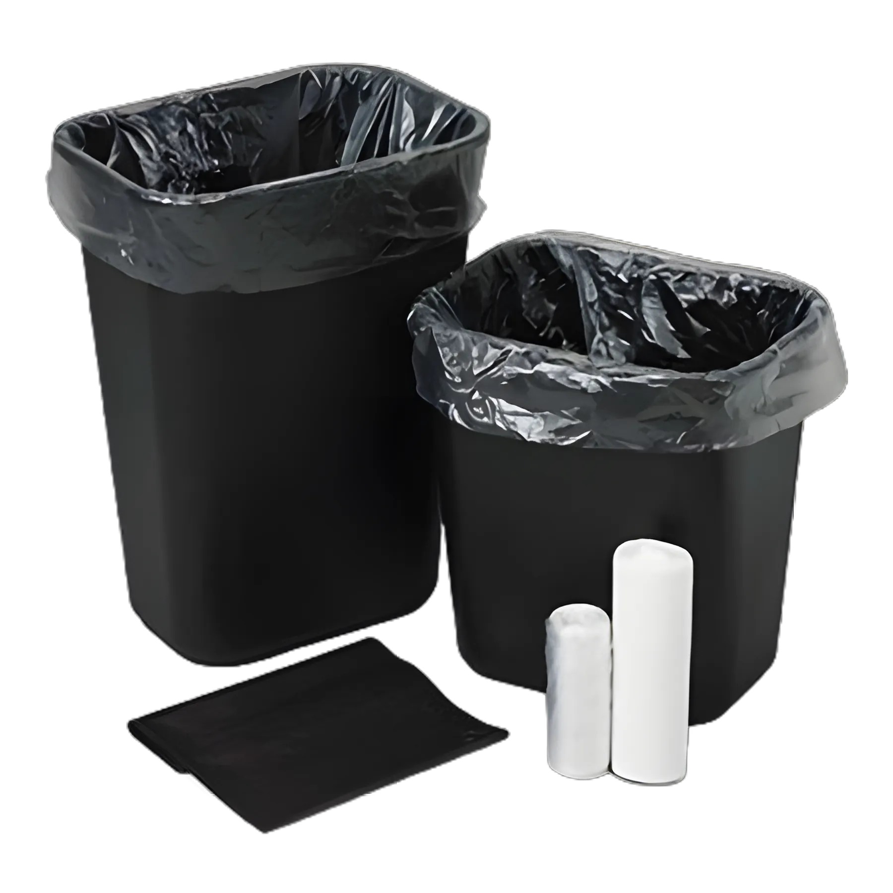 Trash Bag 45 gal. Natural HDPE 17 Mic. 40 X 48 Inch Star Seal Bottom Coreless Roll